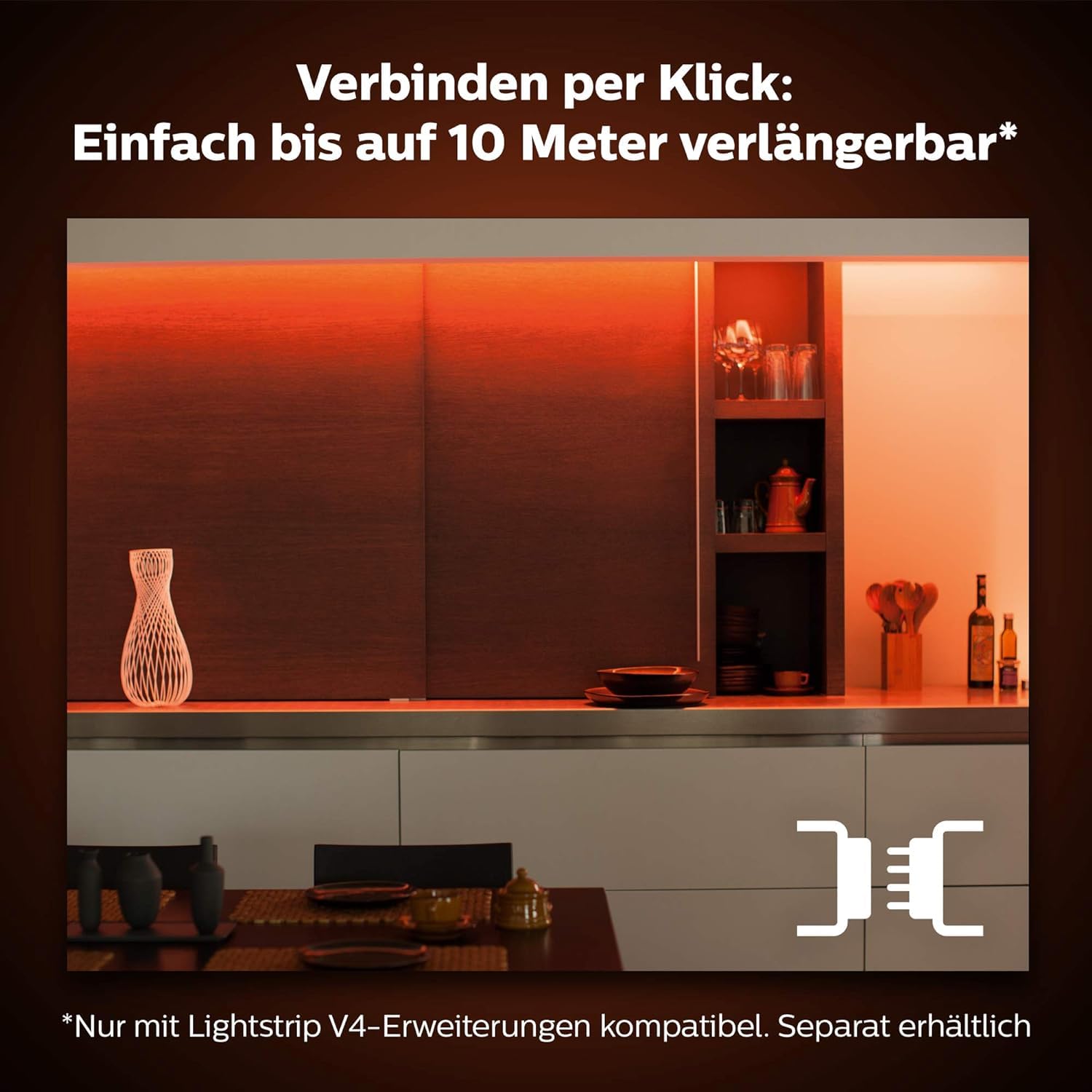 philips-hue-white-color-ambiance-lightstrip-plus-basis-set-v4-2-m-dimmbarer-led- image 4