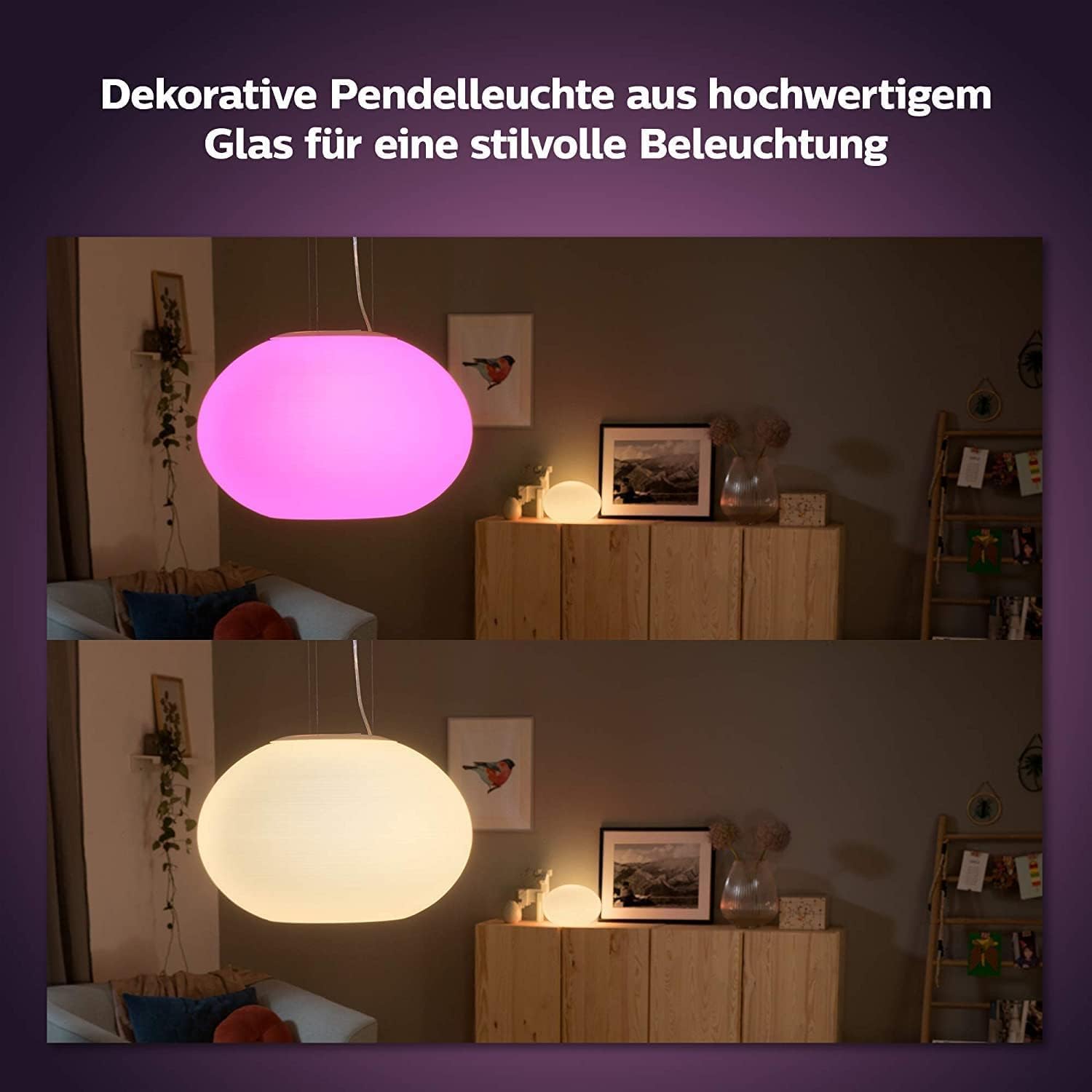 philips-hue-white-color-ambiance-led-pendelleuchte-flourish-dimmbar-16-mio-farbe image 5