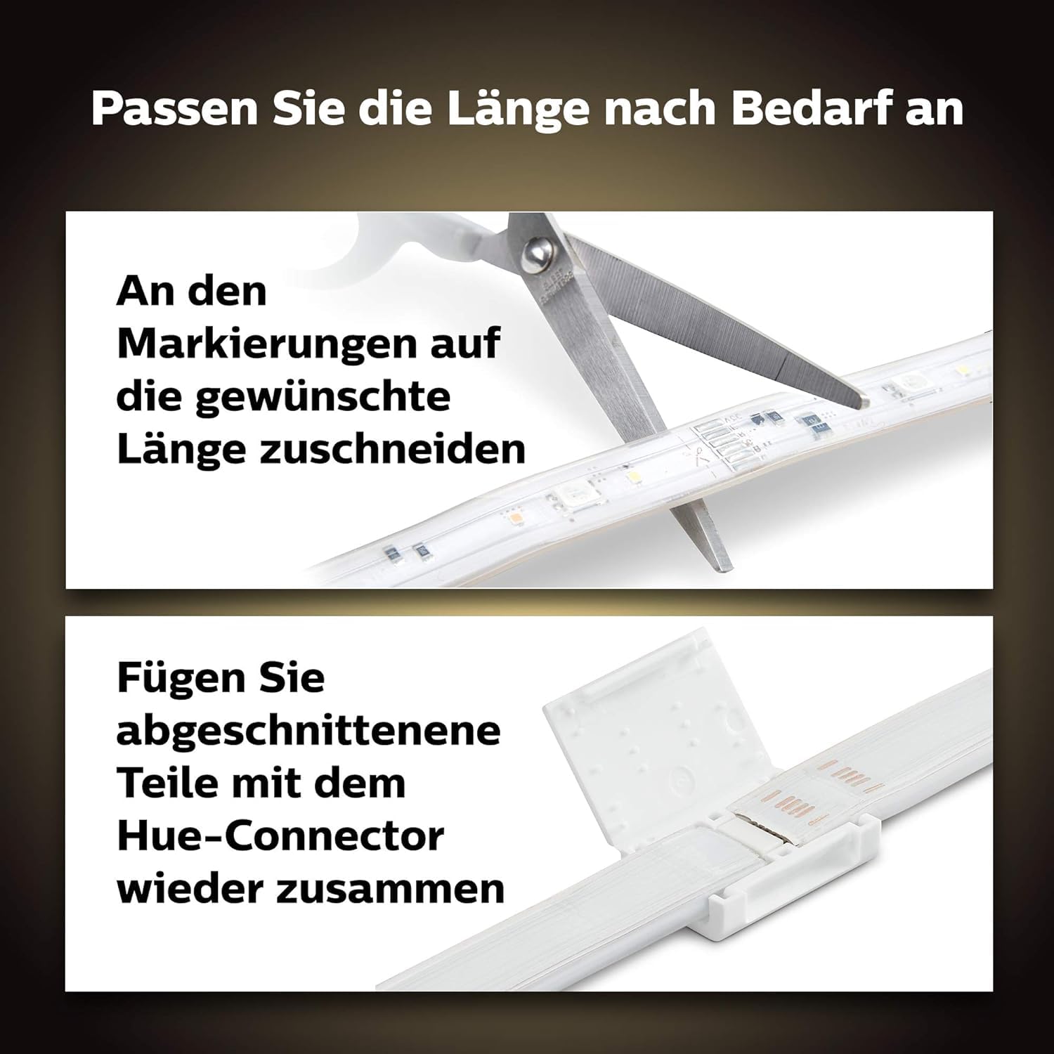 philips-hue-white-color-ambiance-lightstrip-plus-basis-set-v4-2-m-dimmbarer-led- image 3