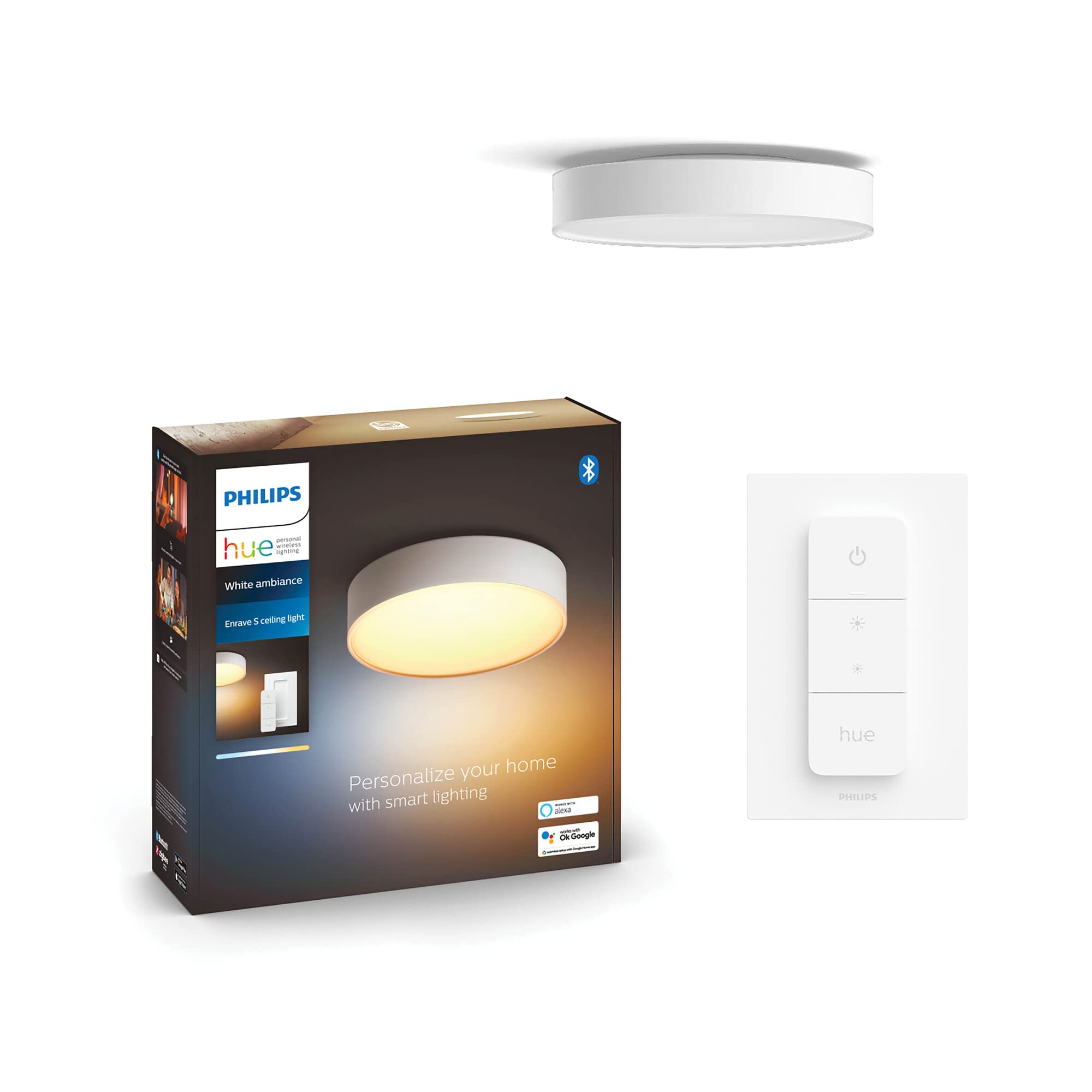 philips-hue-white-ambiance-enrave-deckenleuchte-s-1-220-lm-dimmbare-led-deckenla image 3