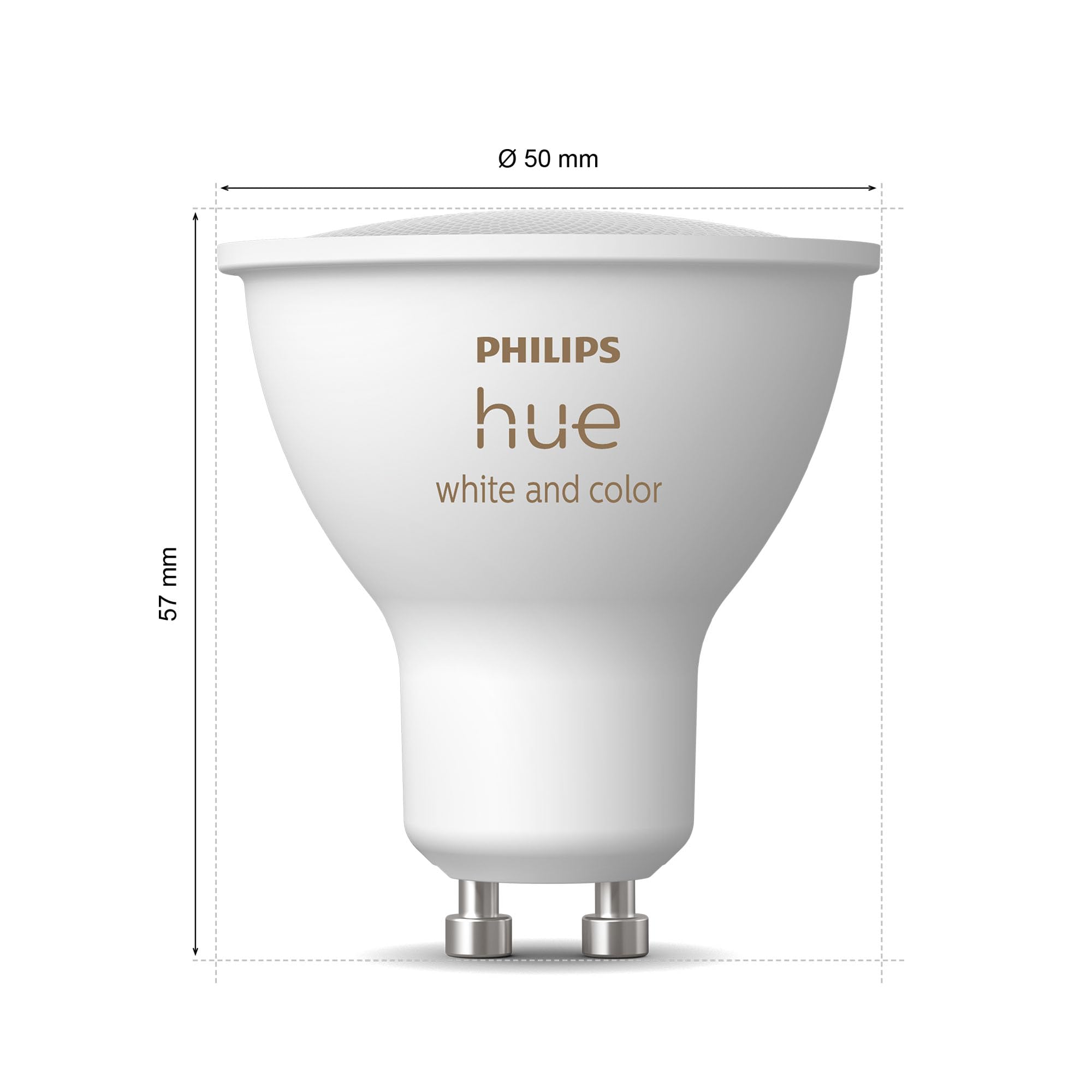 philips-hue-white-color-ambiance-gu10-led-spot-3er-pack-400-lm-16-mio-farben-mat image 6