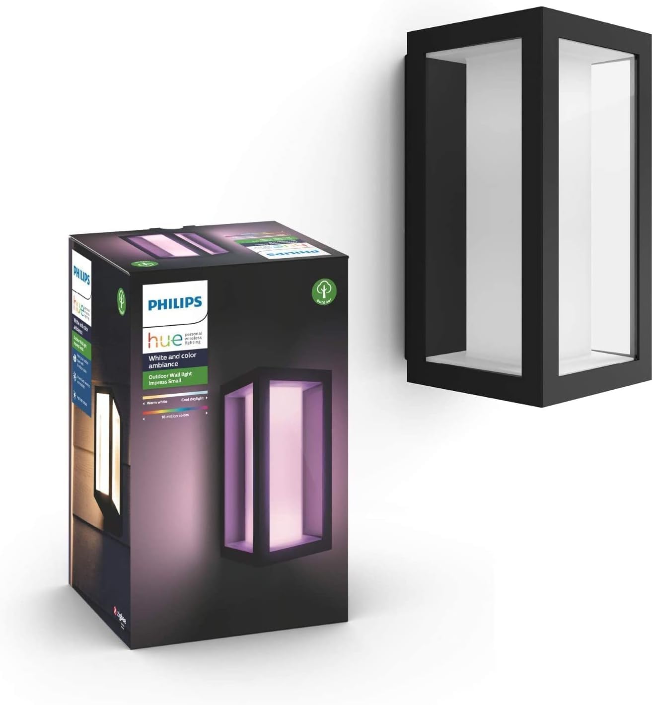 philips-hue-white-color-ambiance-led-wandleuchte-impress-schmal-outdoor-au-enleu image 1