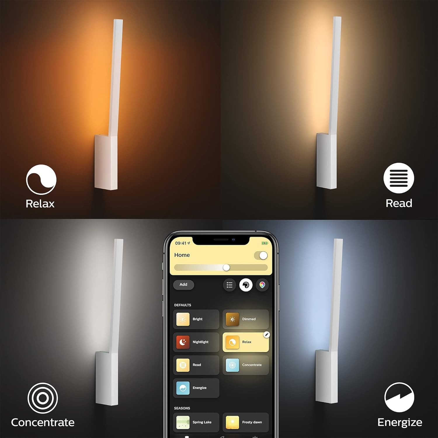 philips-hue-white-color-ambiance-liane-wandleuchte-wei-dimmbar-16-mio-farben-ind image 3