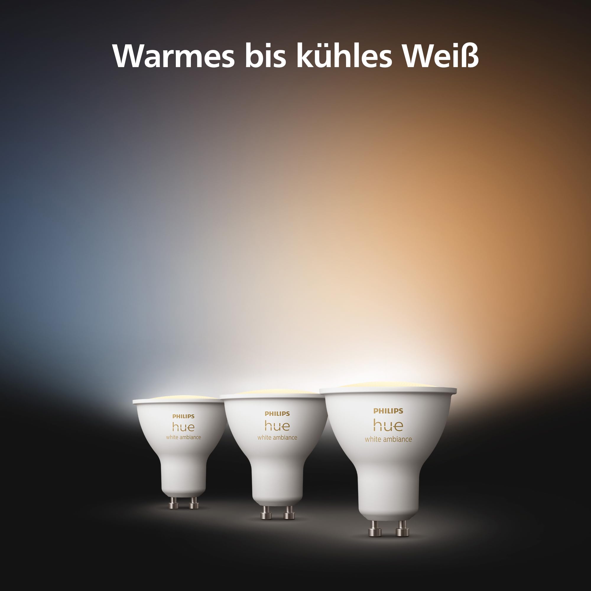 philips-hue-white-ambiance-gu10-led-spot-3er-pack-400-lm-dimmbare-smart-spots-mi image 2