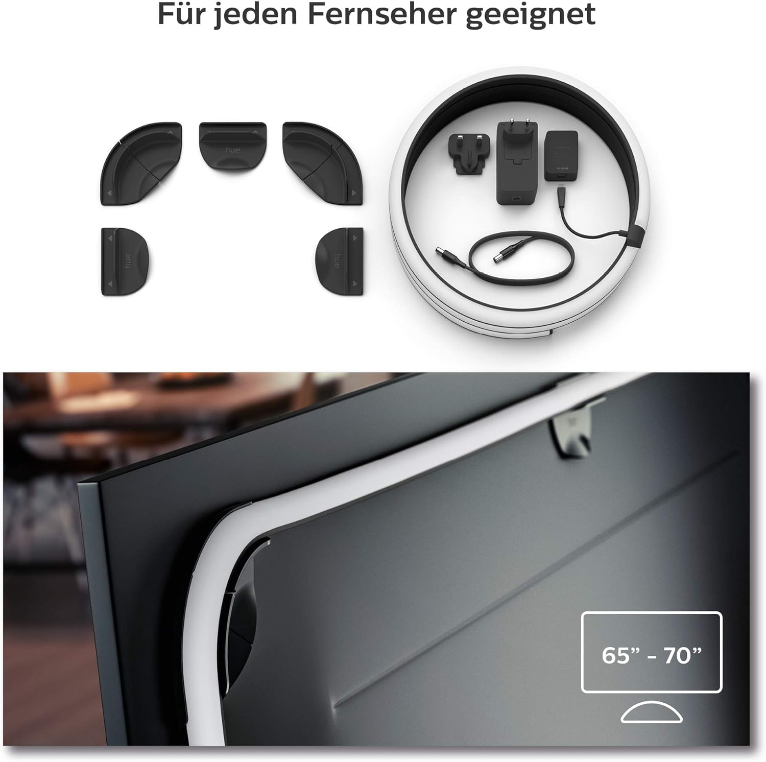 philips-hue-white-color-ambiance-gradient-lightstrip-65-zoll-dimmbarer-led-strei image 2