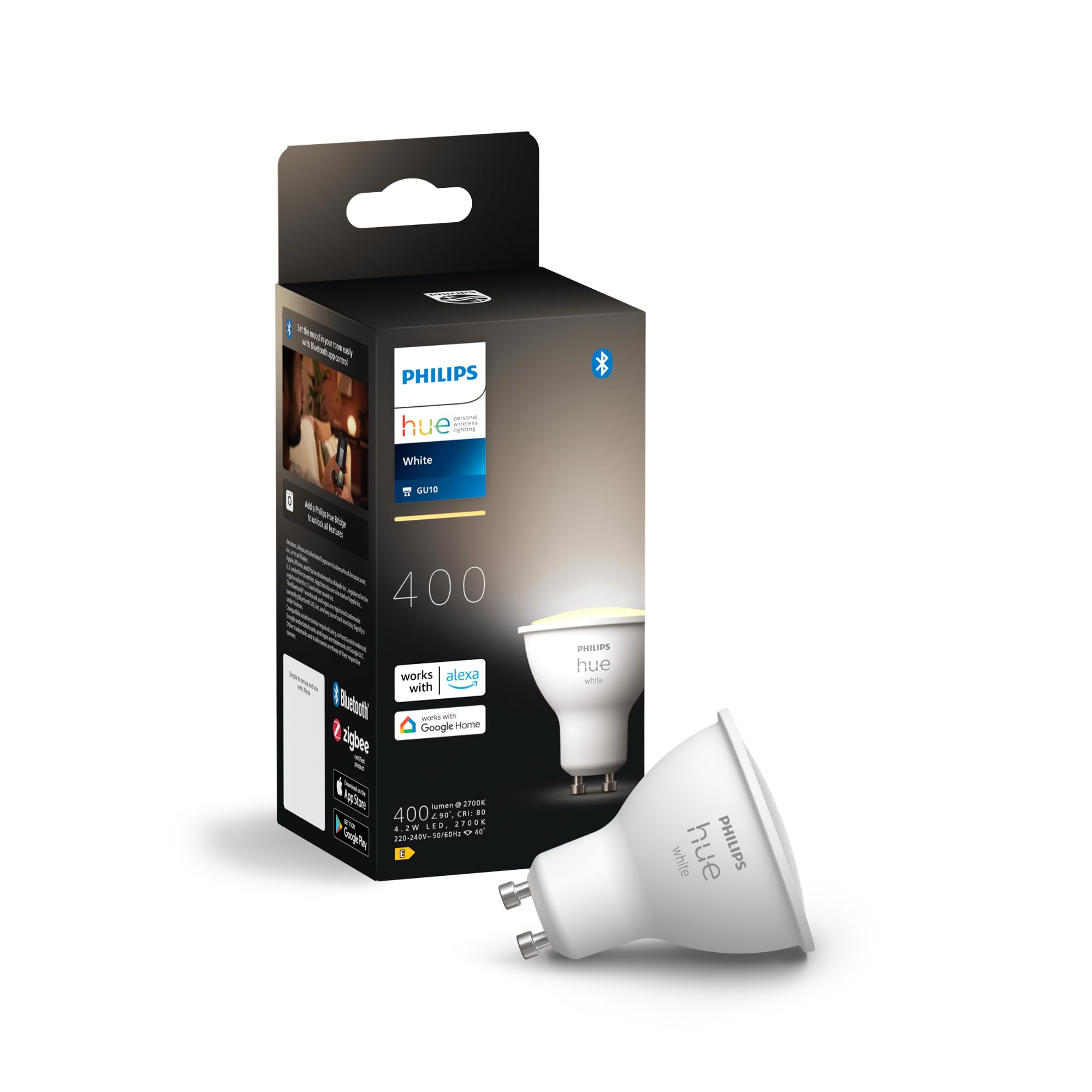 philips-hue-white-vorteilspaket-4x-gu10-spots-mit-warmwei-em-dimmbarem-smart-led image 2