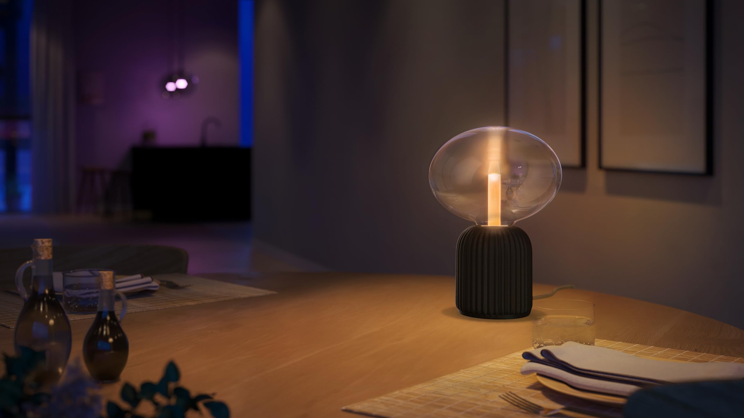 philips-hue-lightguide-3d-gedruckte-tischlampe-schwarz-white-and-color-ambiance- image 4