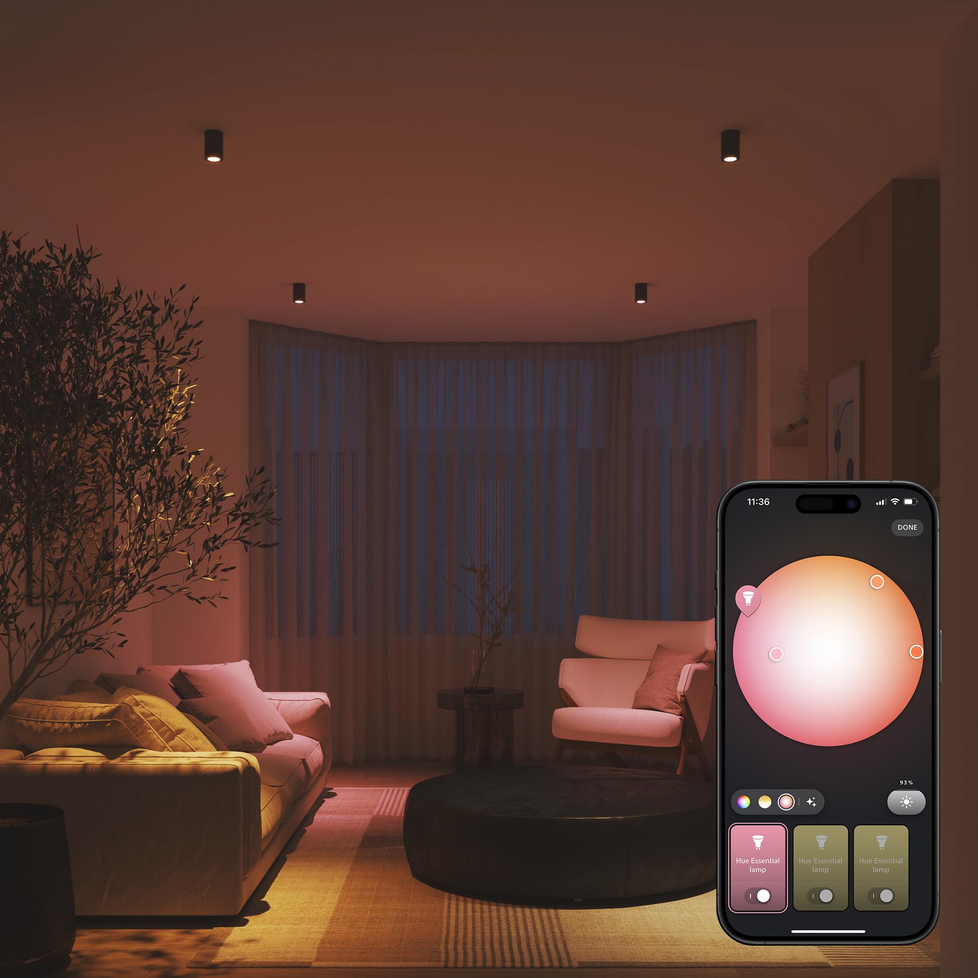 philips-hue-essential-starter-set-3x-gu10-spot-345-lumen-white-ambiance-inkl-hue image 4