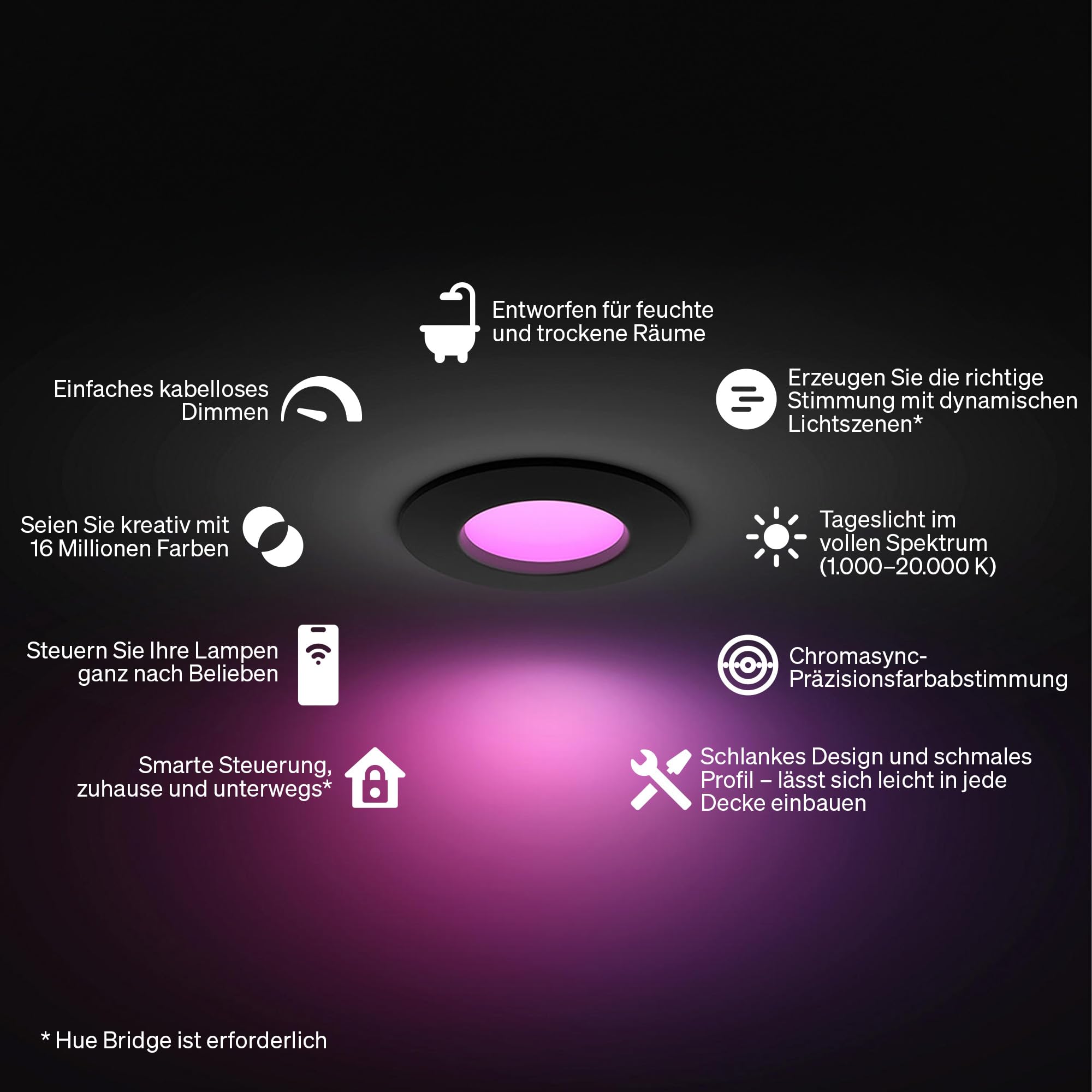philips-hue-slim-downlight-90-mm-3er-pack-led-deckenspot-1-000-lm-vollspektrum-1 image 2