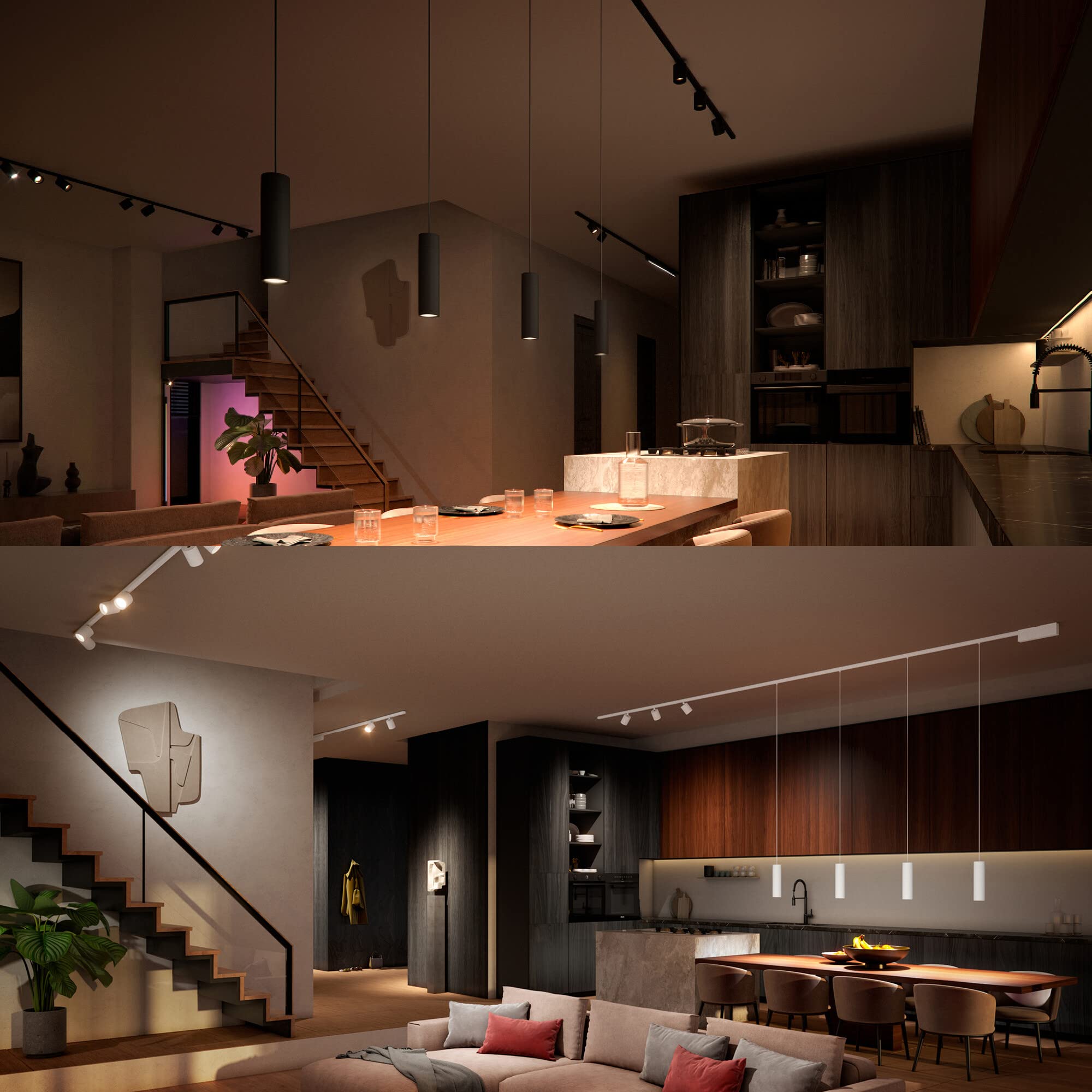philips-hue-perifo-railverlichtung-basisset-4-spots-schwarz-wei-es-farbiges-lich image 5