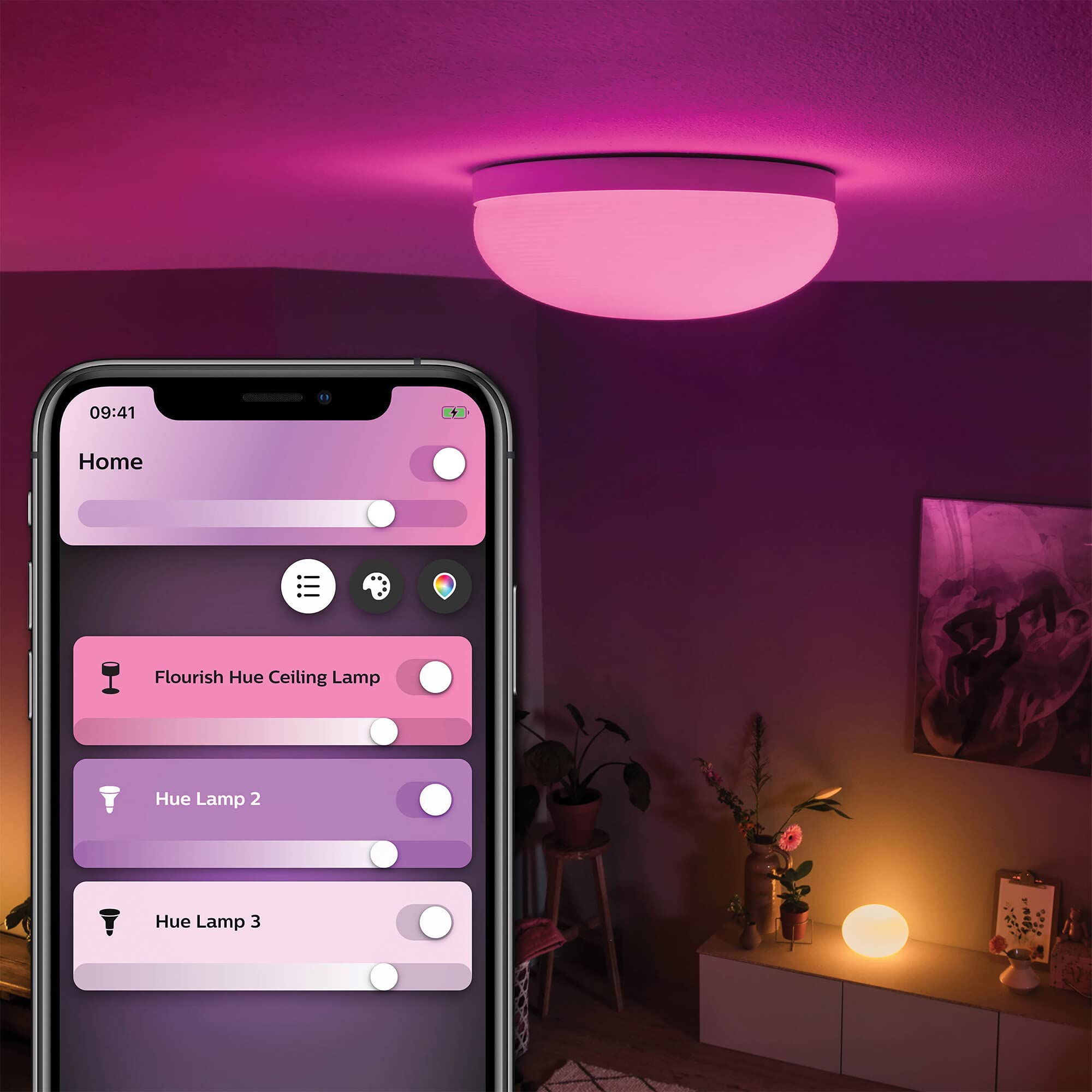 philips-hue-white-color-ambiance-flourish-deckenleuchte-wei-1940-lm-dimmbar-16-m image 2