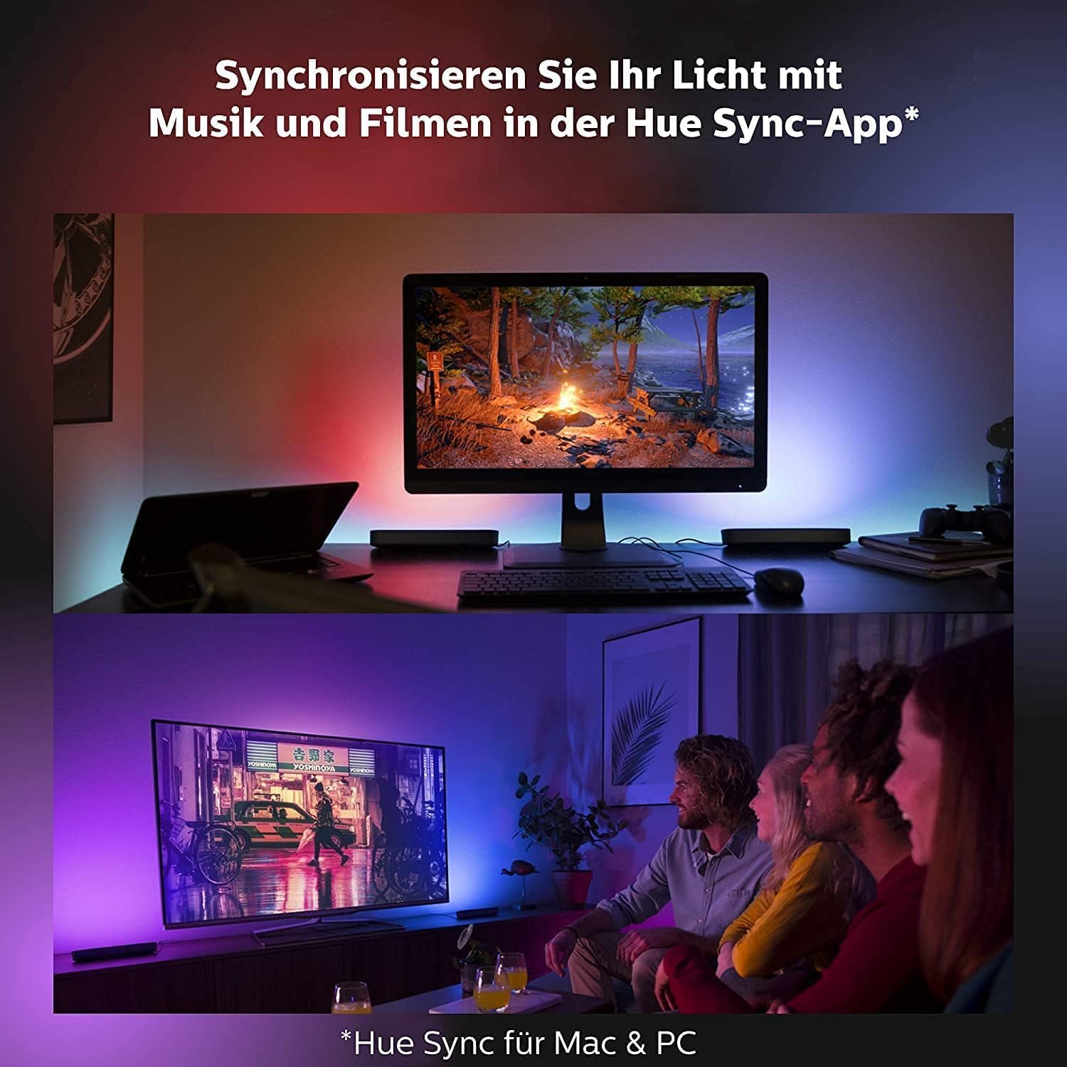 philips-hue-white-color-ambiance-play-lightbar-basis-set-2er-pack-500-lm-16-mio- image 6