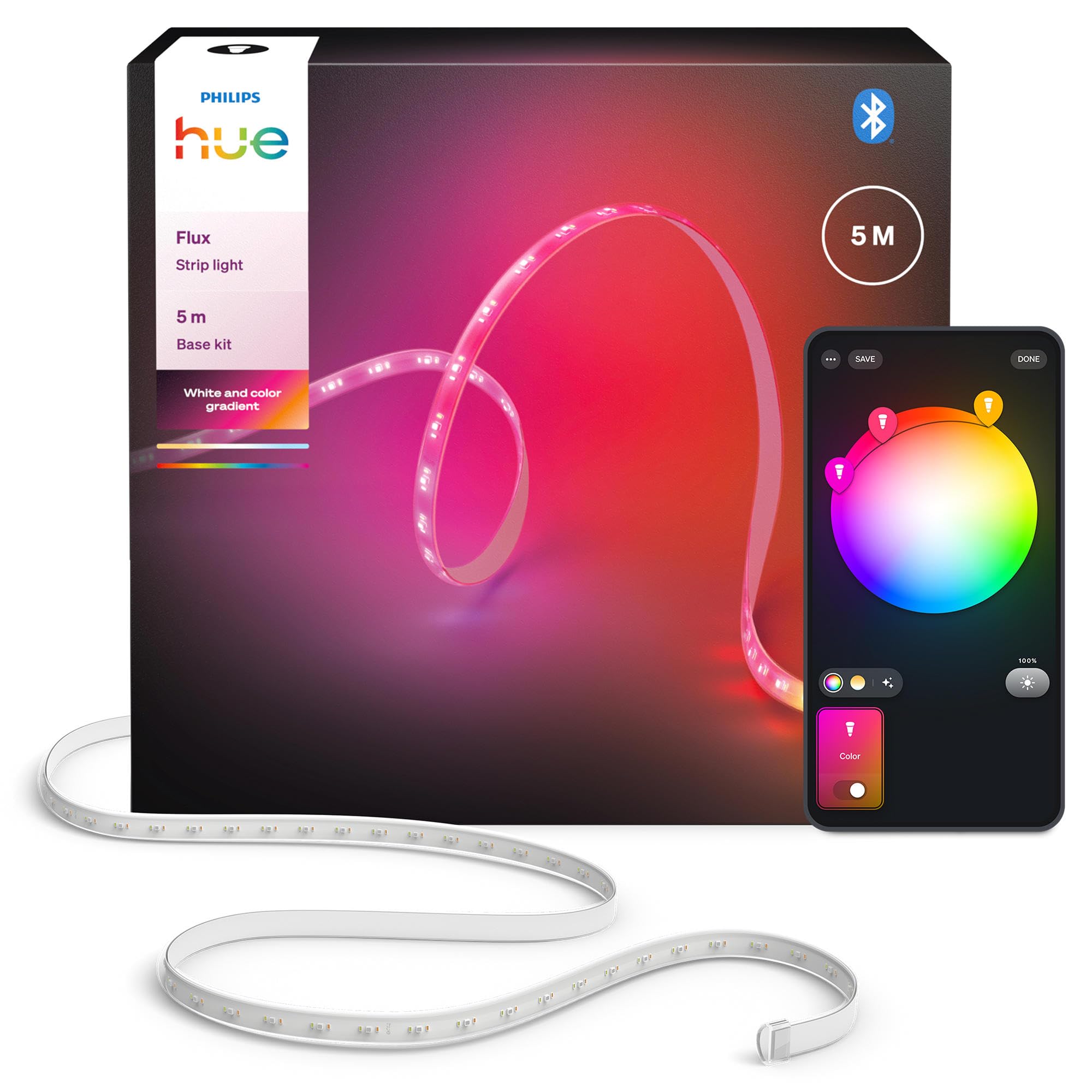 philips-hue-flux-3-m-led-lightstrip-1200-lm-chromasync-farbmischung-rgbwwic-zusc image 8