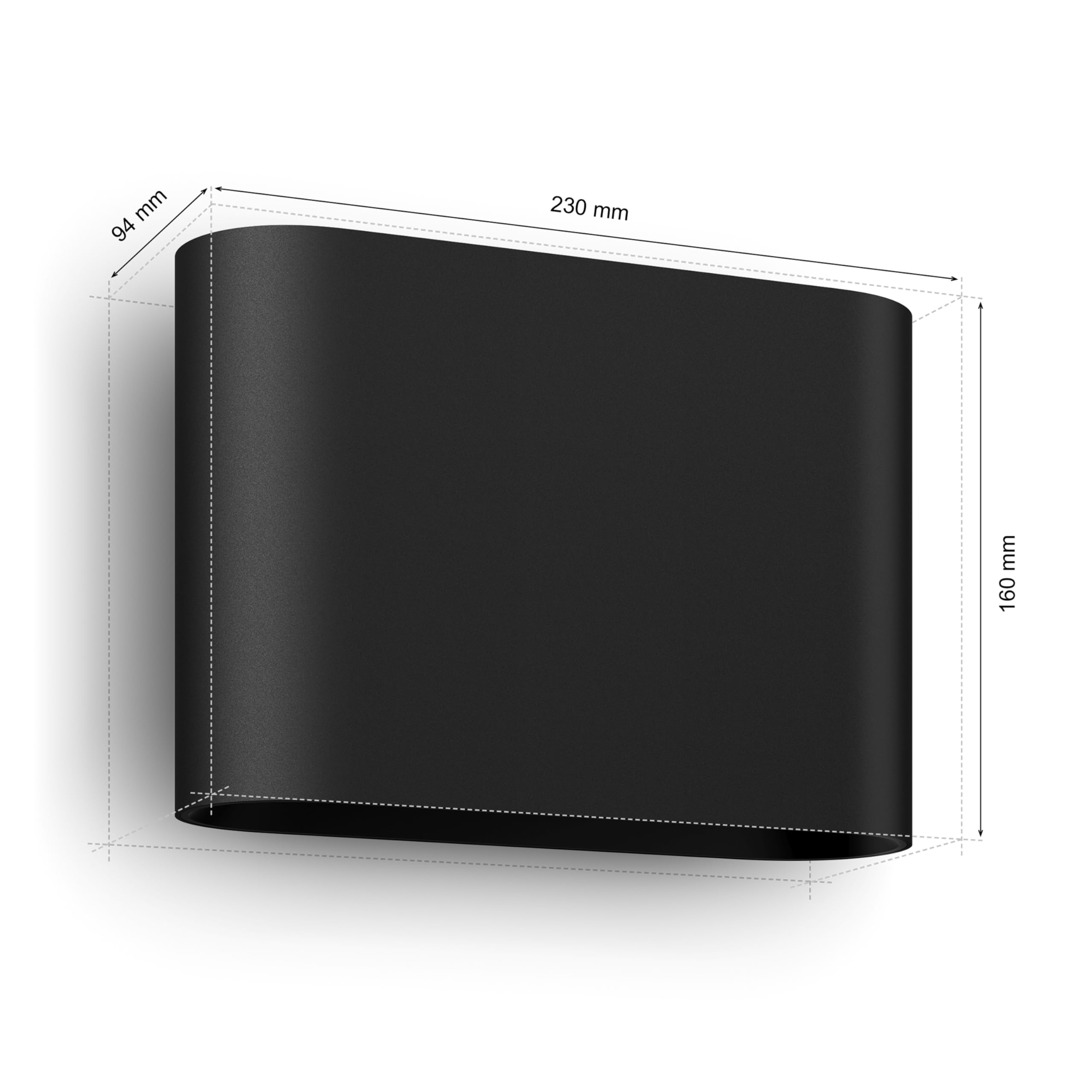 philips-hue-dymera-wandleuchte-innen-au-en-schwarz-led-wandleuchte-mit-2-individ image 8