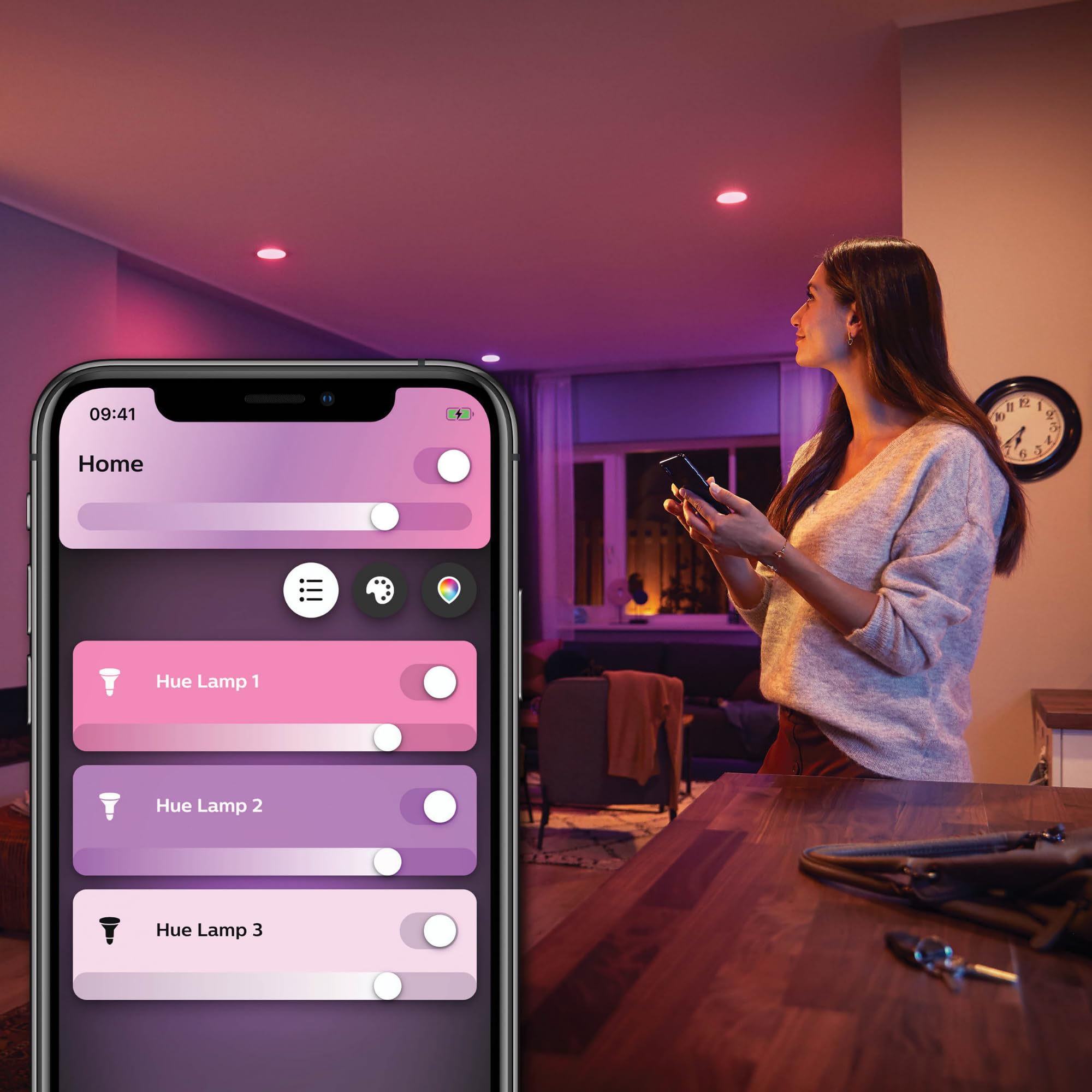 philips-hue-vorteilspaket-gu10-4-spots-white-and-color-ambiance-16-mio-farben-un image 3