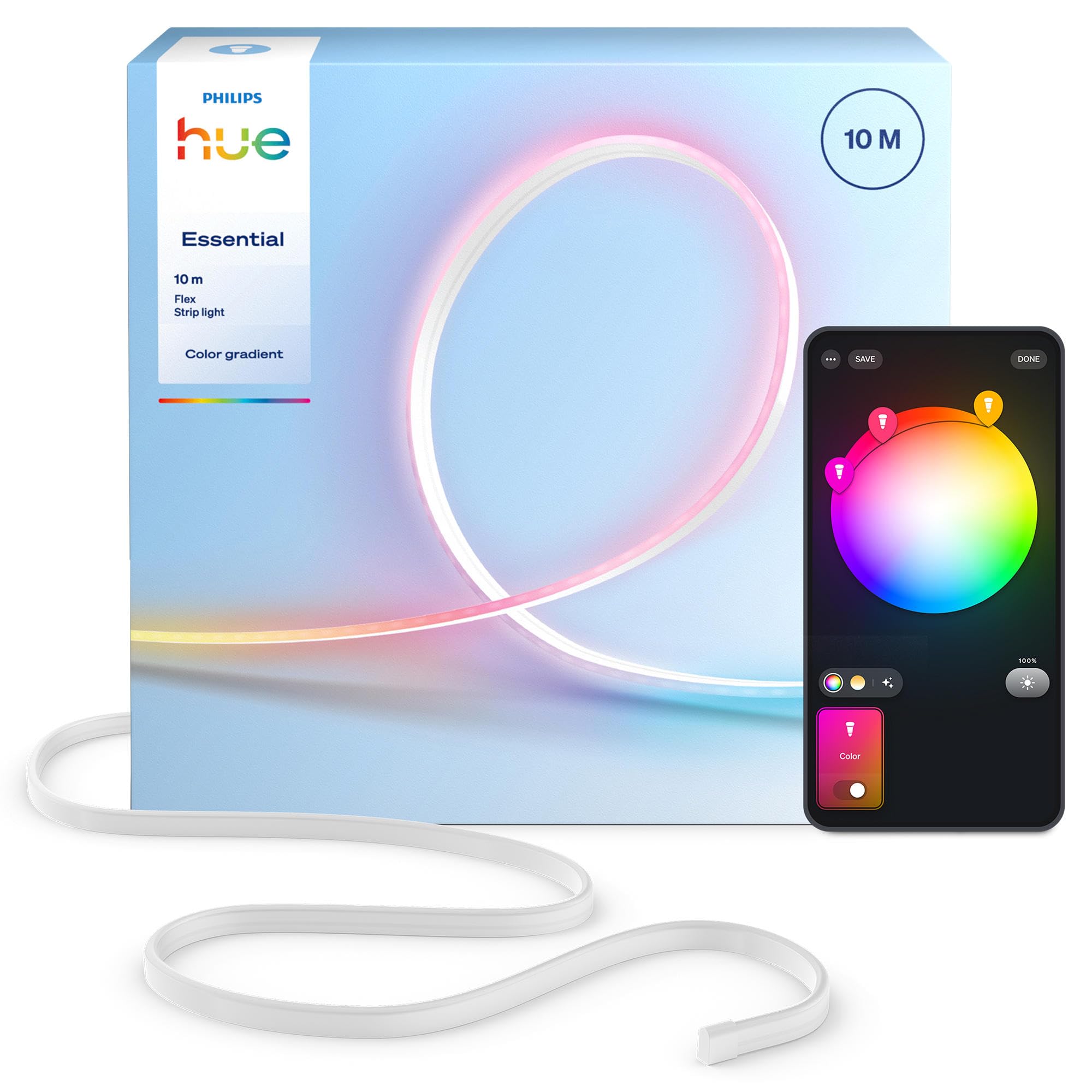 philips-hue-essential-5-m-led-flex-lightstrip-rgbic-mit-lebendigen-farben-und-ne image 7