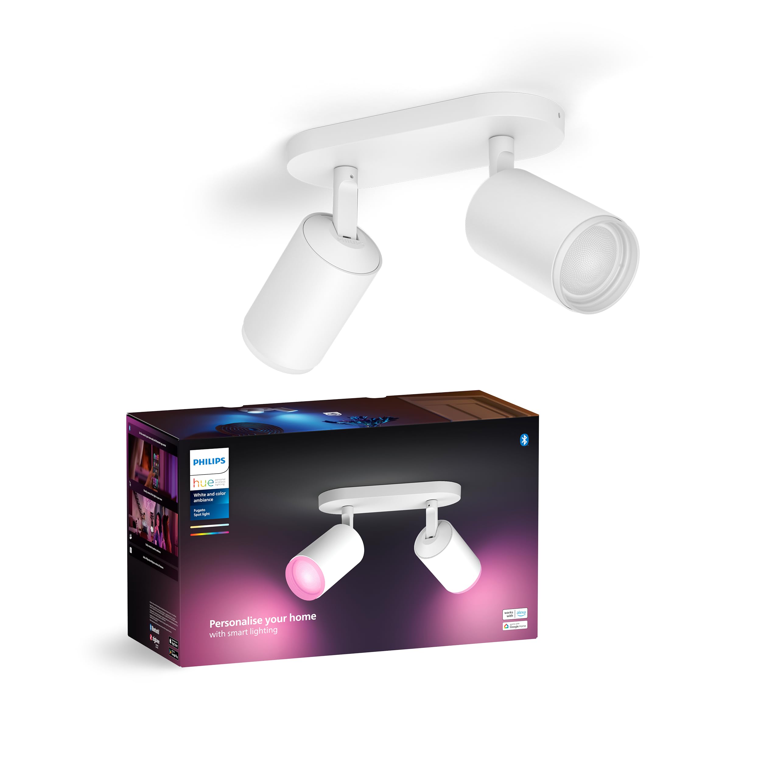 philips-hue-white-color-ambiance-fugato-spot-2-flammig-wei-2x350-lm-dimmbar-16-m image 1