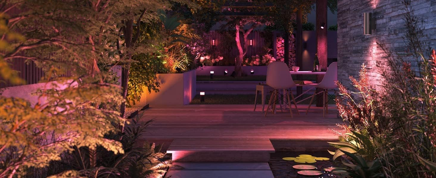 philips-hue-white-color-ambiance-amarant-led-wandfluter-f-r-drau-en-1-420-lm-ip6 image 6