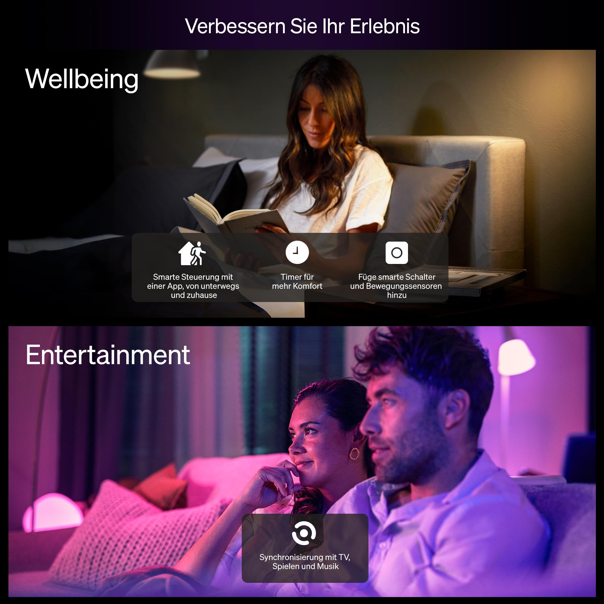 philips-hue-essential-starter-set-mit-hue-bridge-und-4x-e27-white-color-ambiance image 7
