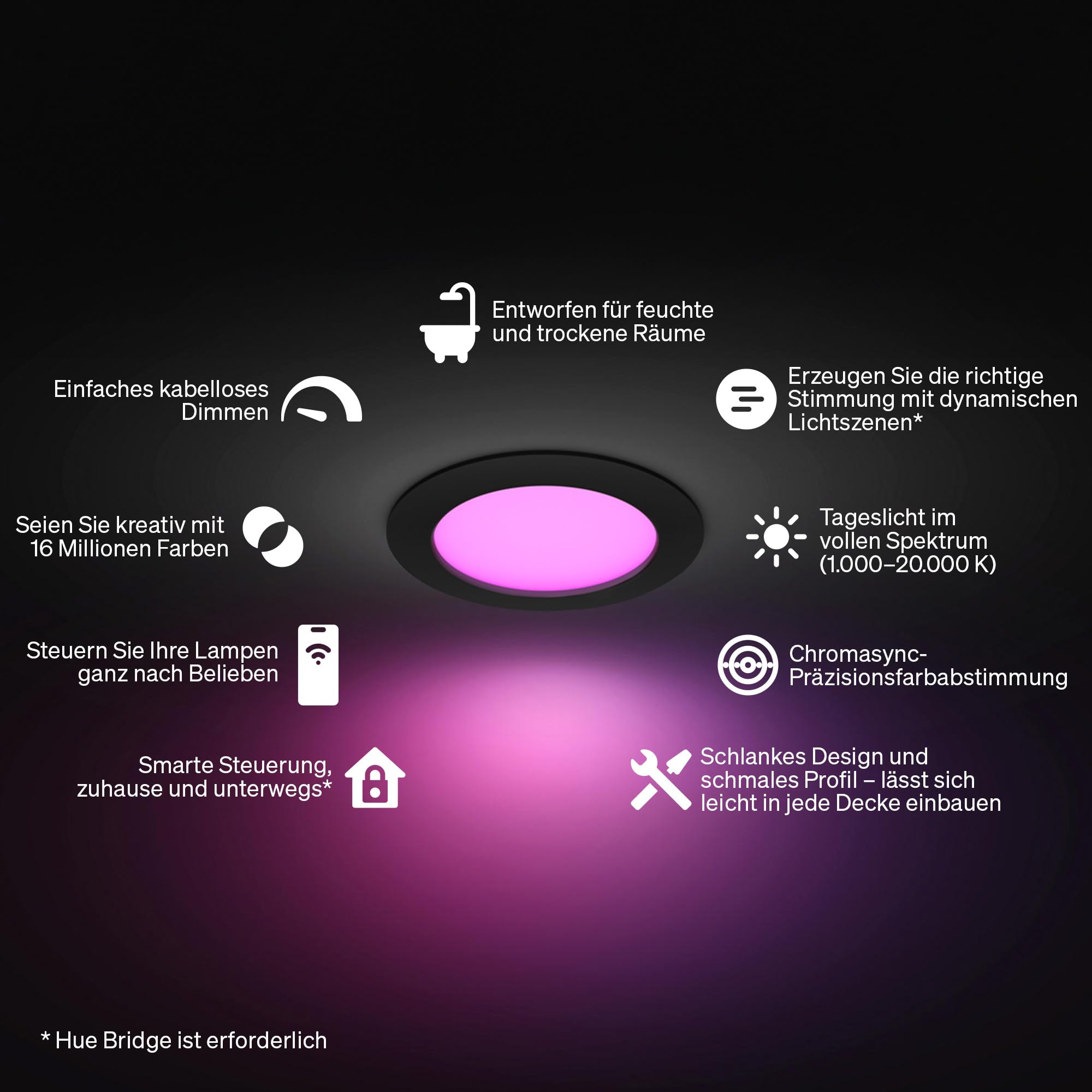 philips-hue-slim-downlight-3er-pack-1-000-lm-90-mm-vollspektrum-1-000-20-000-k-d image 2