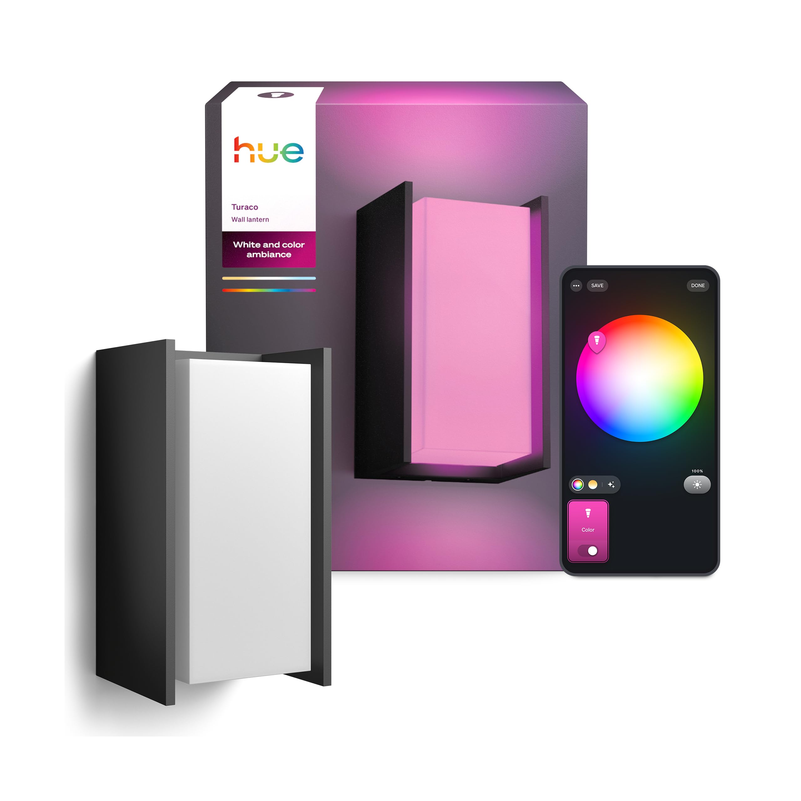 philips-hue-turaco-au-en-wandleuchte-anthrazit-neue-generation-dimmbar-wei-es-un image 1
