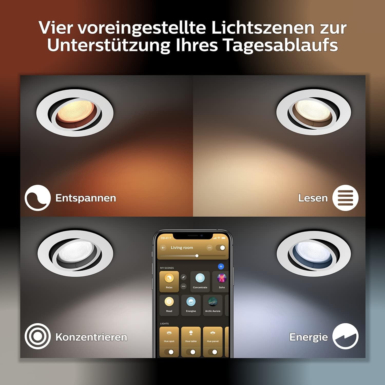 philips-hue-white-color-ambiance-centura-runde-einbauspots-3er-pack-schwarz-1-05 image 7