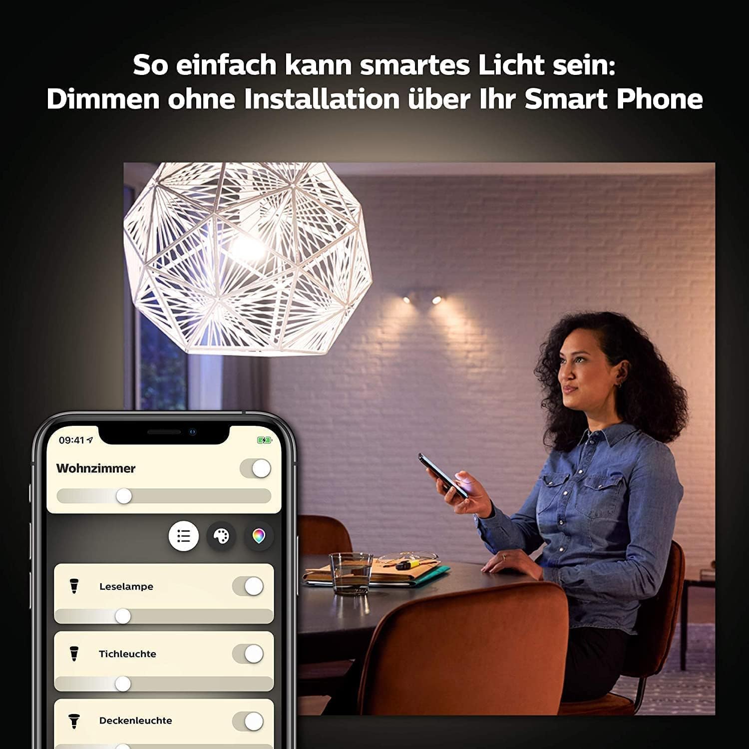 philips-hue-white-e27-led-lampe-2er-pack-alte-generation-810-lumen-warmwei-dimmb image 2