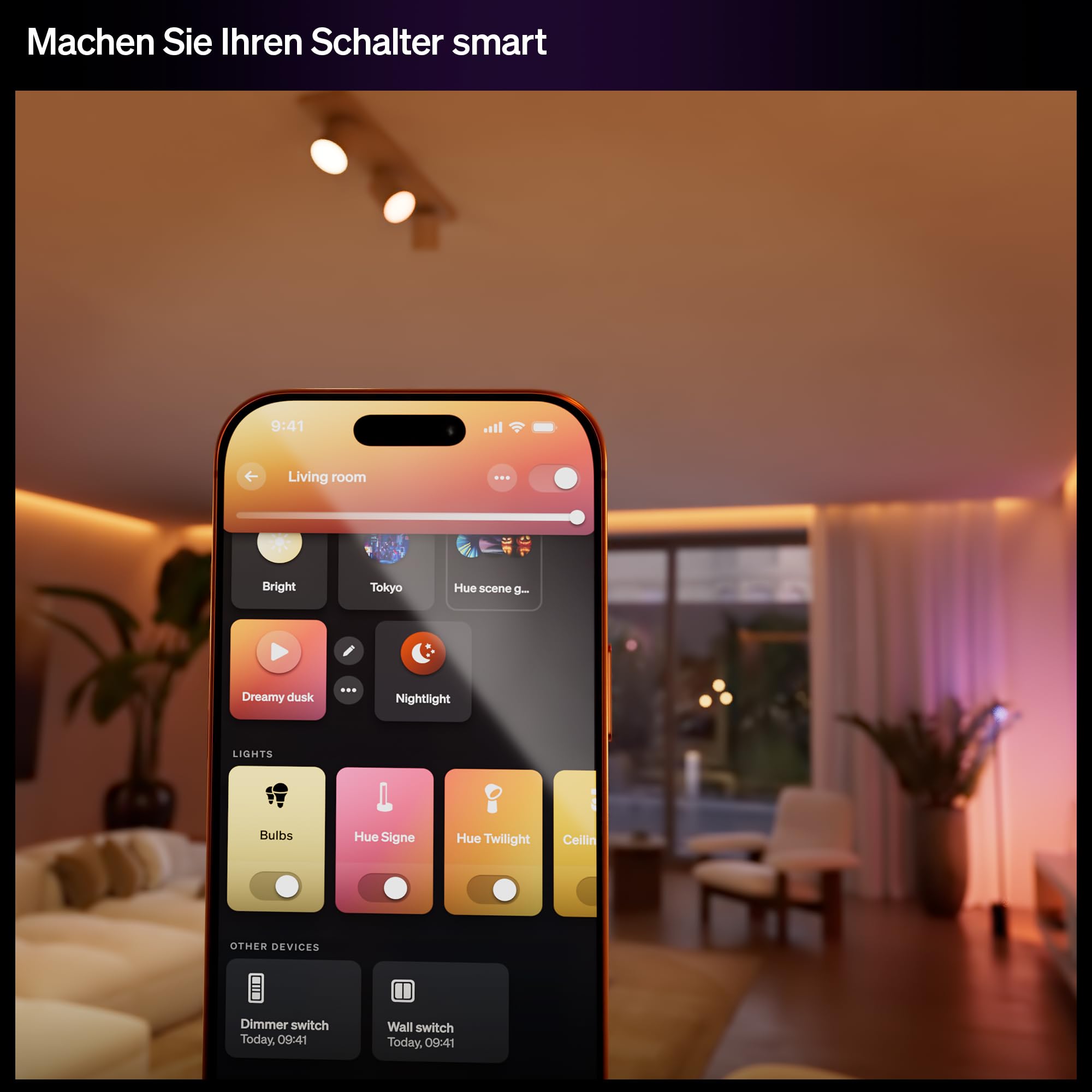 philips-hue-kabelgebundener-smart-switch-2er-pack-batterieloser-wandschalter-hin image 5