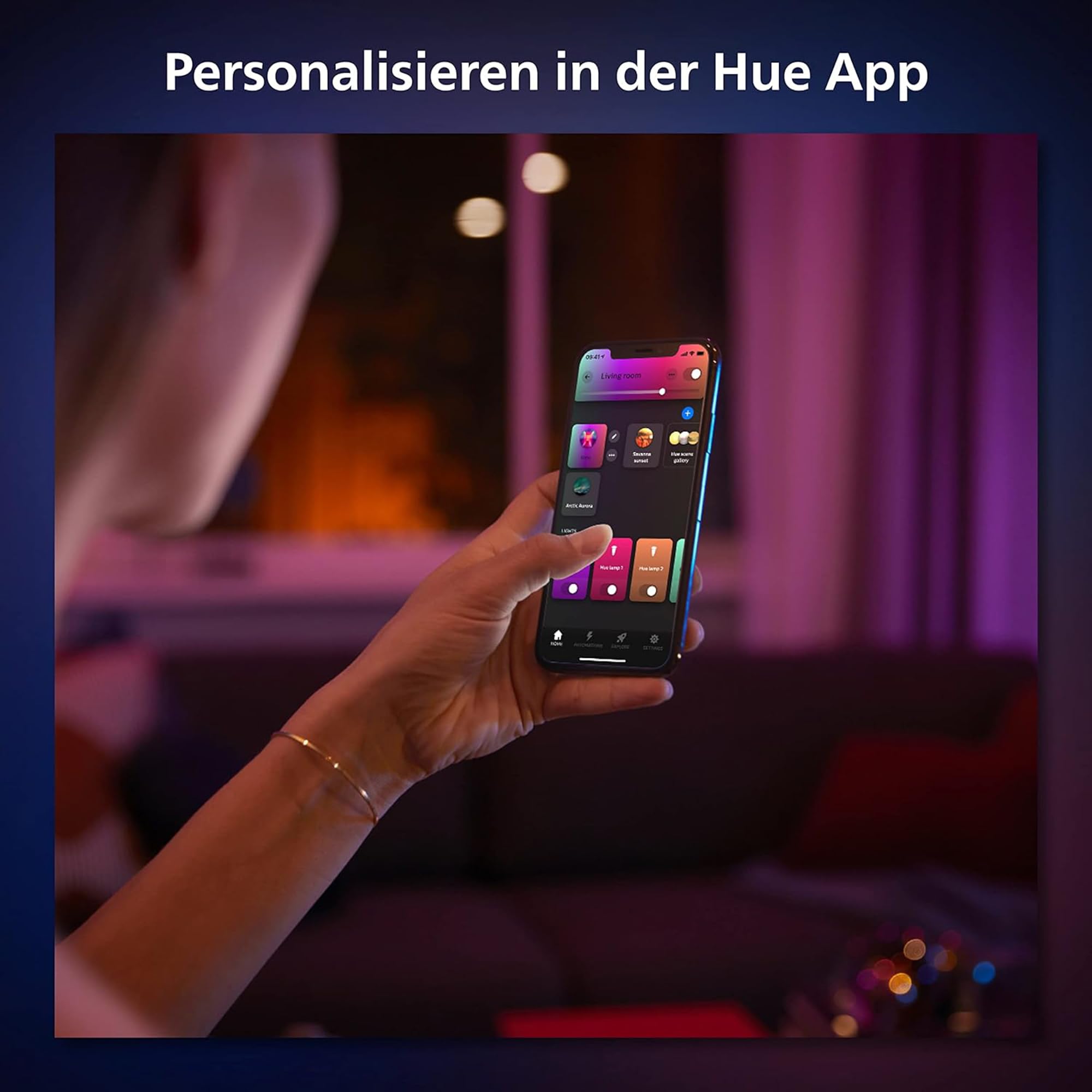 philips-hue-smart-slim-einbauleuchte-3er-pack-90-mm-wei-farbiges-licht-bluetooth image 6