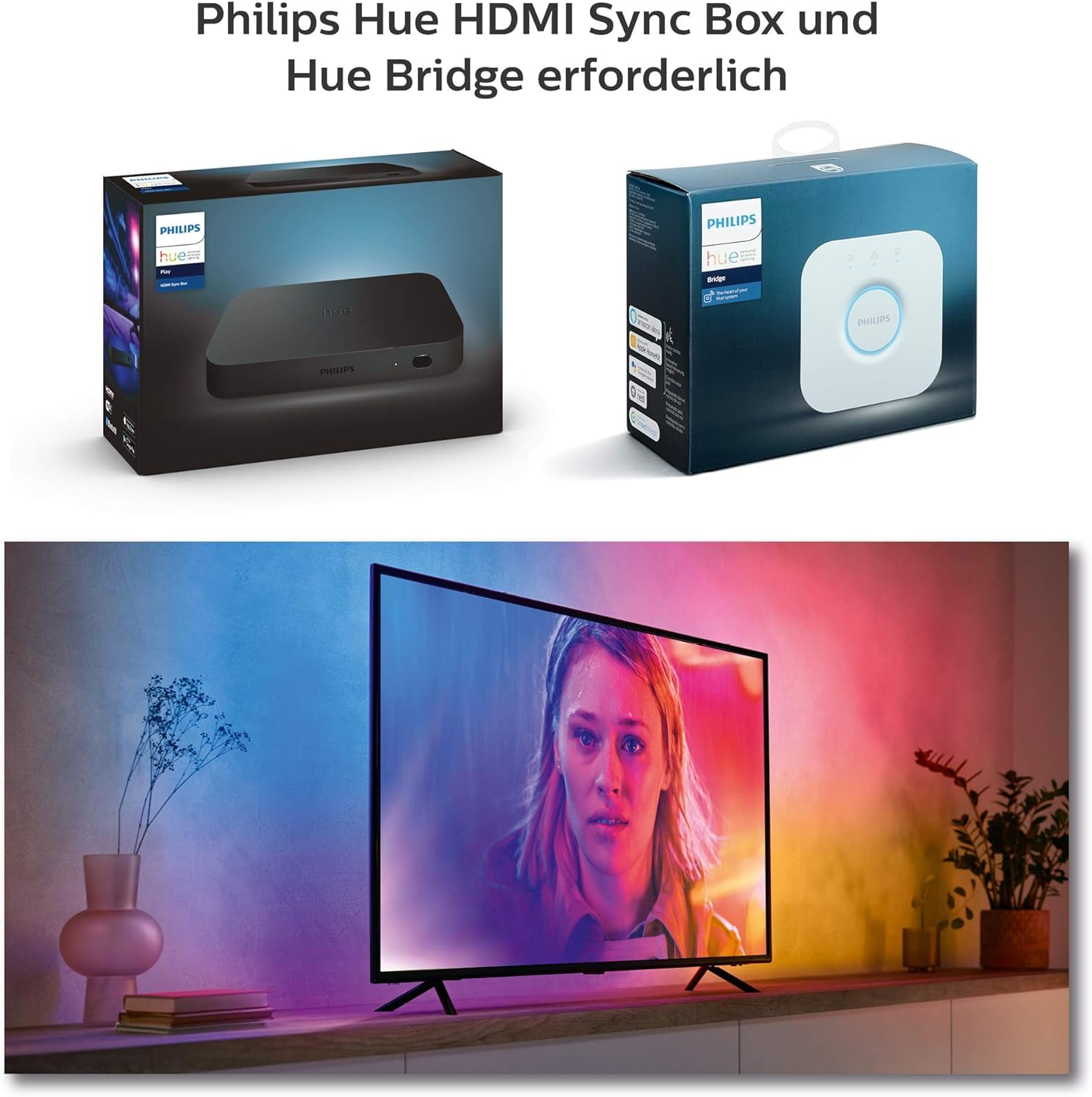 philips-hue-white-color-ambiance-gradient-lightstrip-65-zoll-dimmbarer-led-strei image 5
