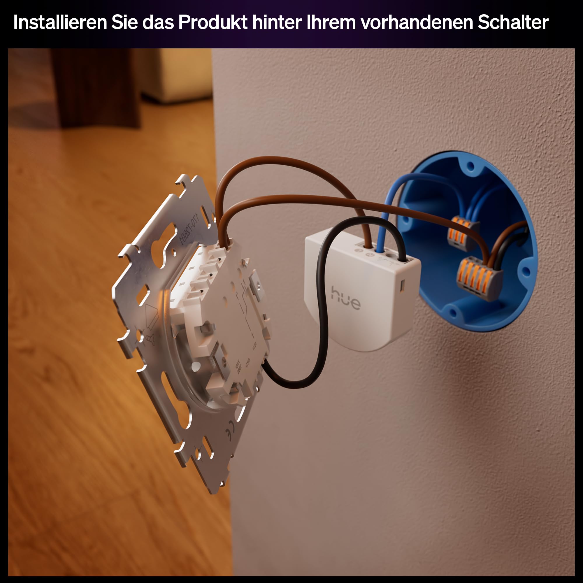 philips-hue-kabelgebundener-smart-switch-2er-pack-batterieloser-wandschalter-hin image 6