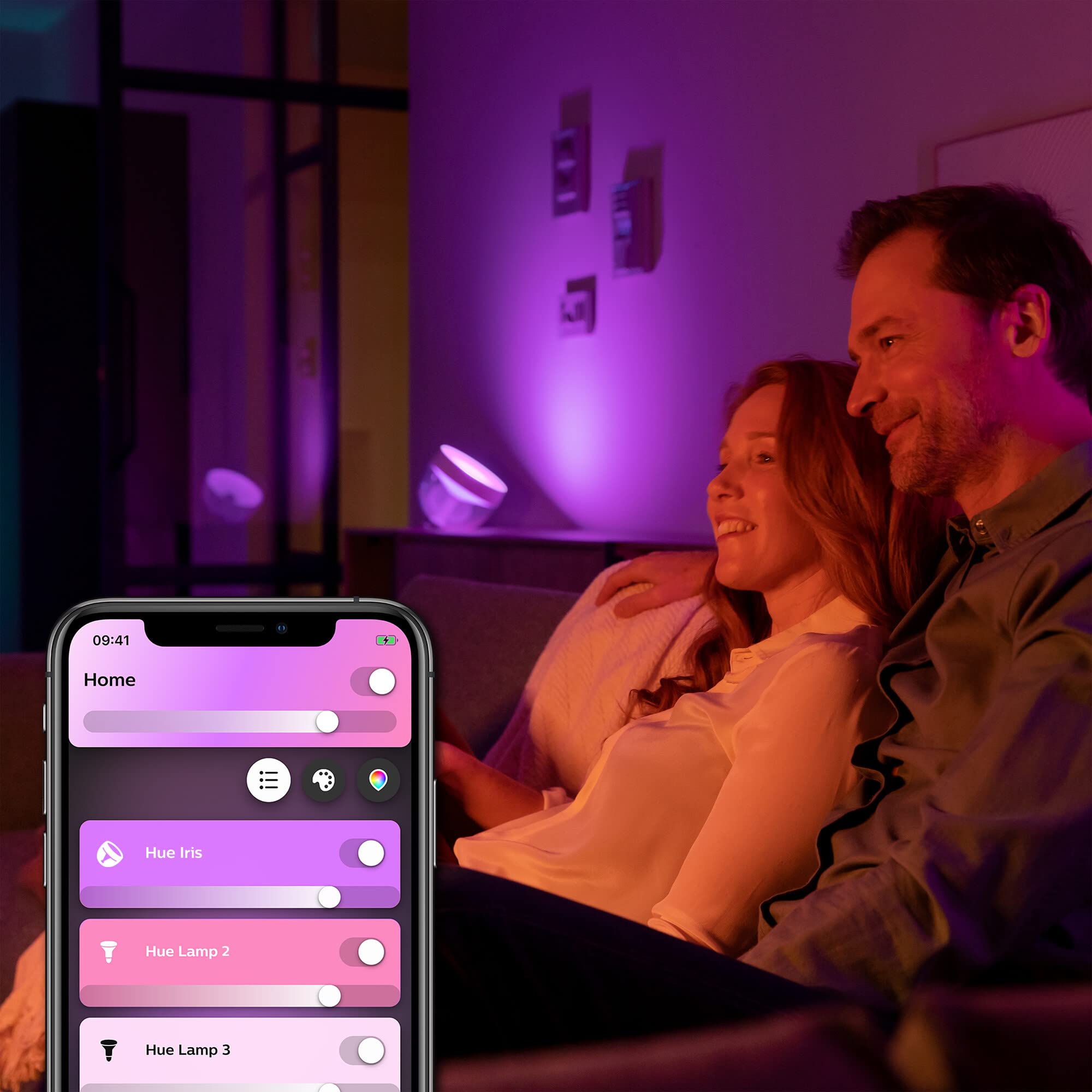 philips-hue-white-color-ambiance-iris-tischleuchte-570-lm-16-mio-farben-deep-dim image 4