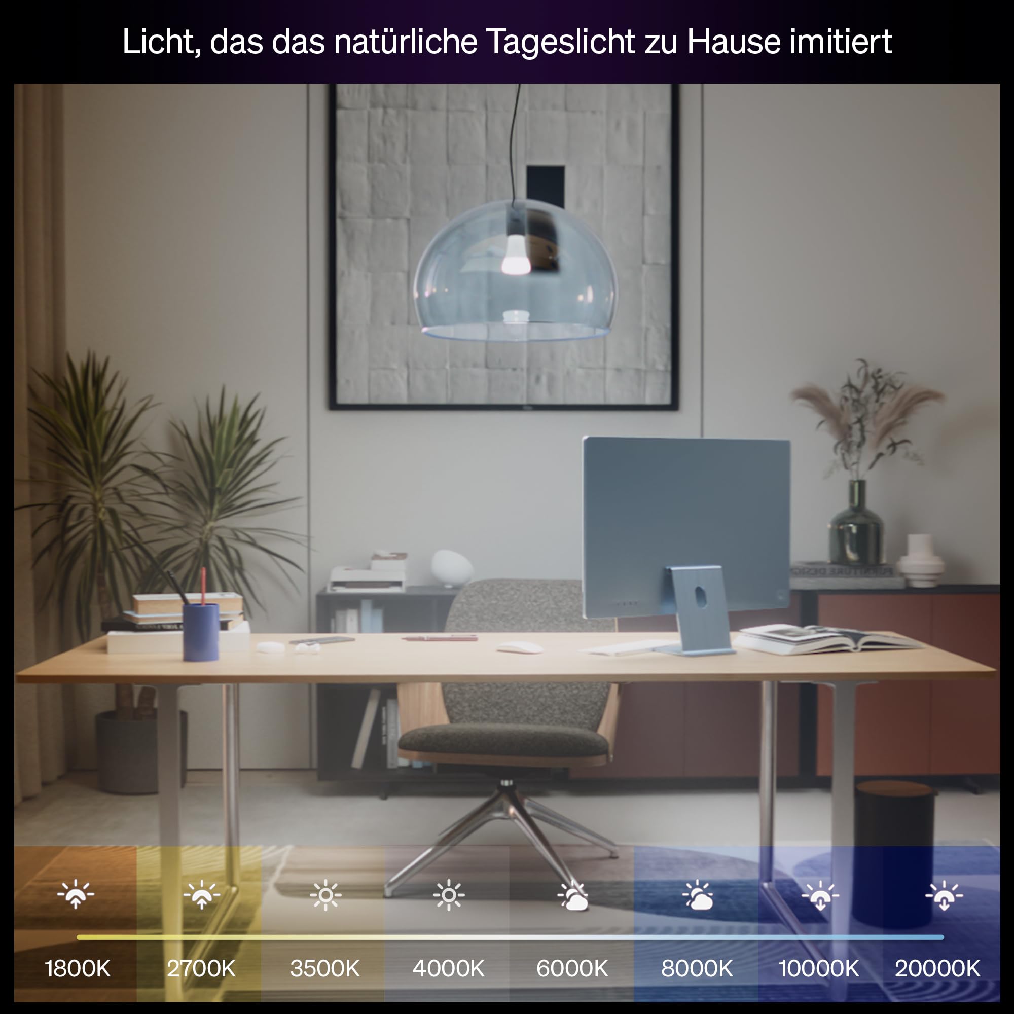 philips-hue-white-ambiance-a60-smart-led-lampe-e27-6w-810-lumen-vollspektrum-100 image 3