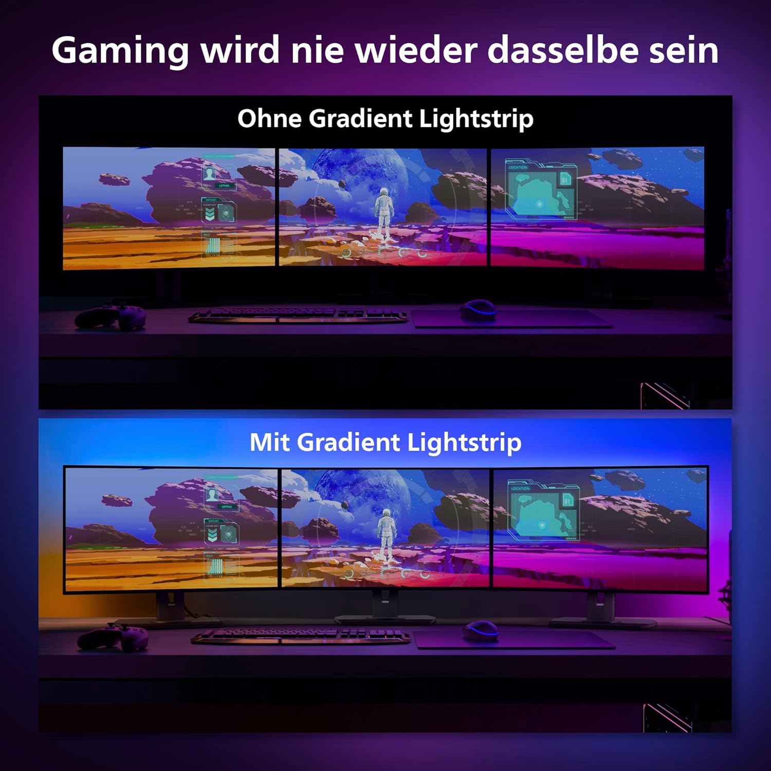 philips-hue-white-color-ambiance-play-gradient-lightstrip-f-r-pc-starter-set-mit image 5