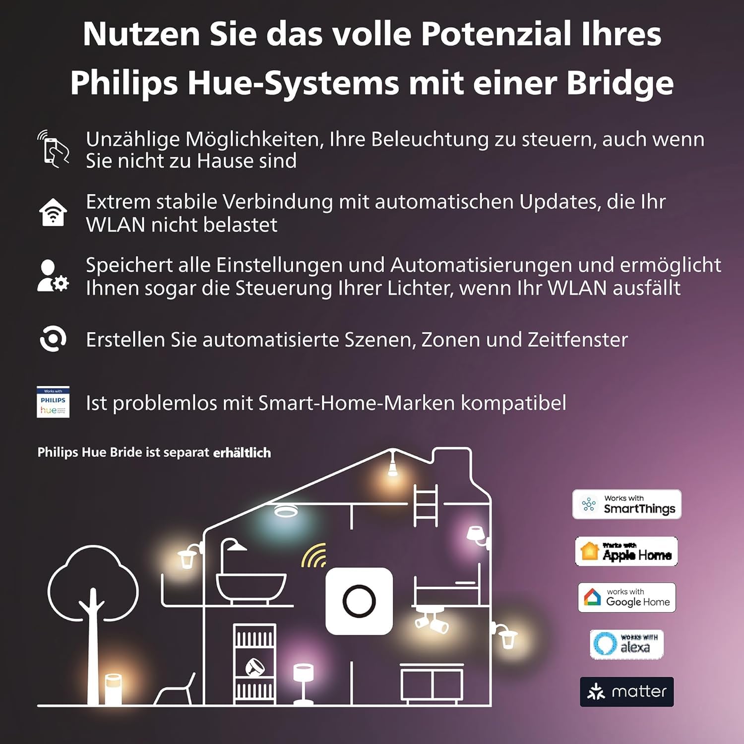 philips-hue-white-color-ambiance-gradient-lightstrip-65-zoll-dimmbarer-led-strei image 6