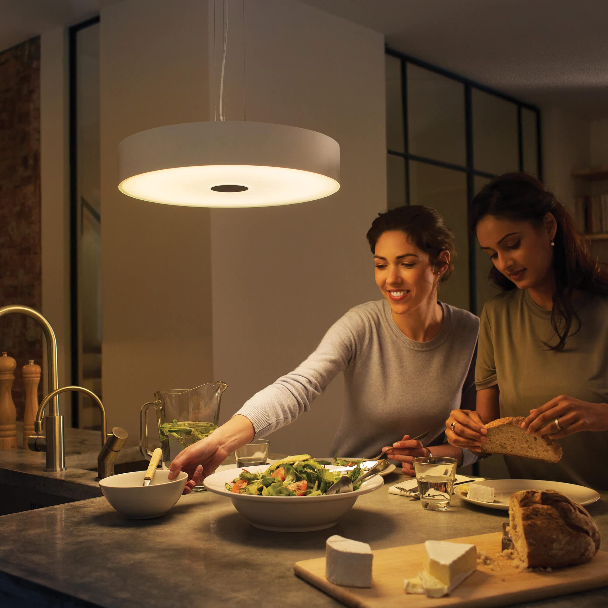 philips-hue-white-ambiance-fair-pendelleuchte-wei-2750-lm-inkl-dimmschalter-dimm image 4