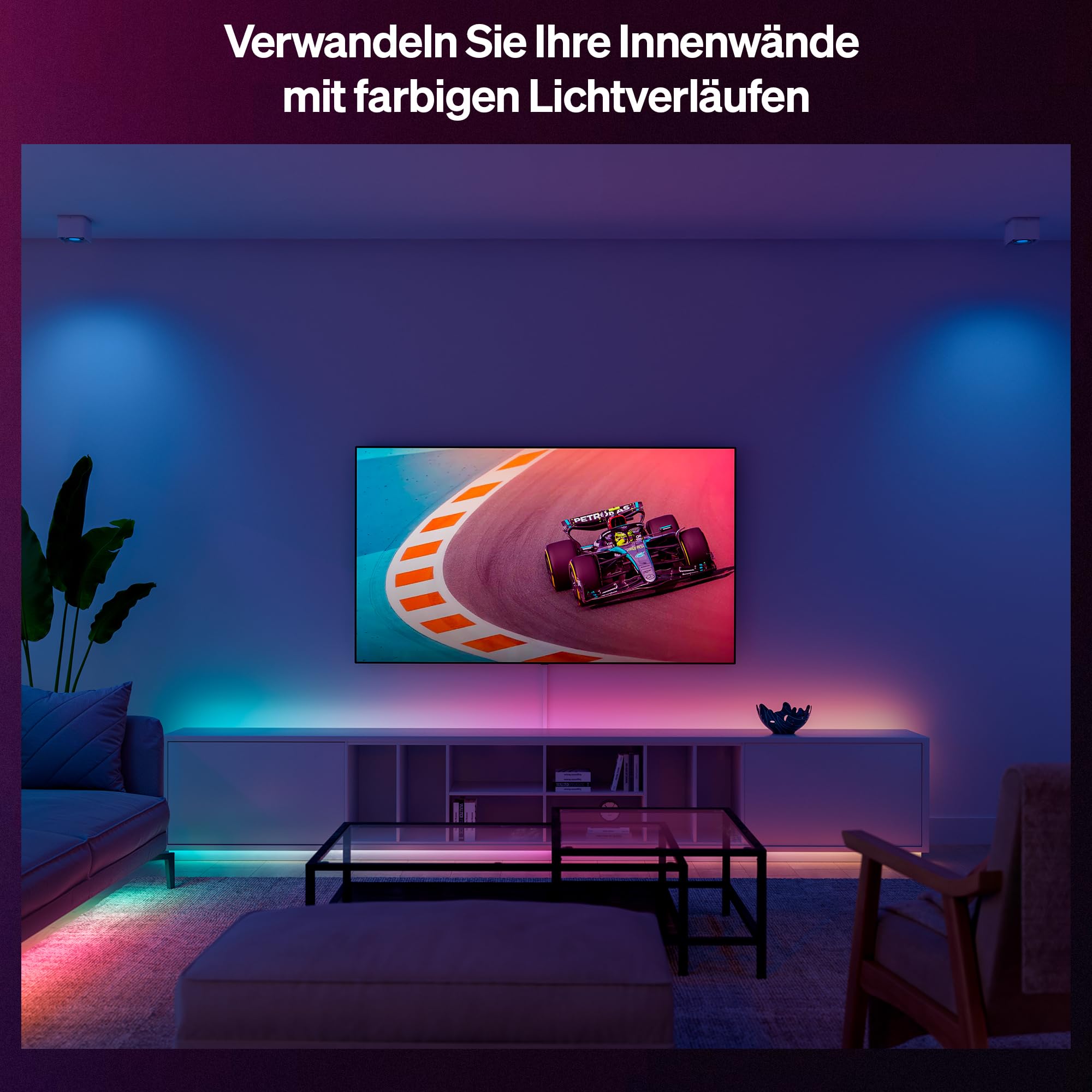 philips-hue-essential-led-lightstrip-5-meter-rgbic-mit-lebendigen-farben-flexibl image 2