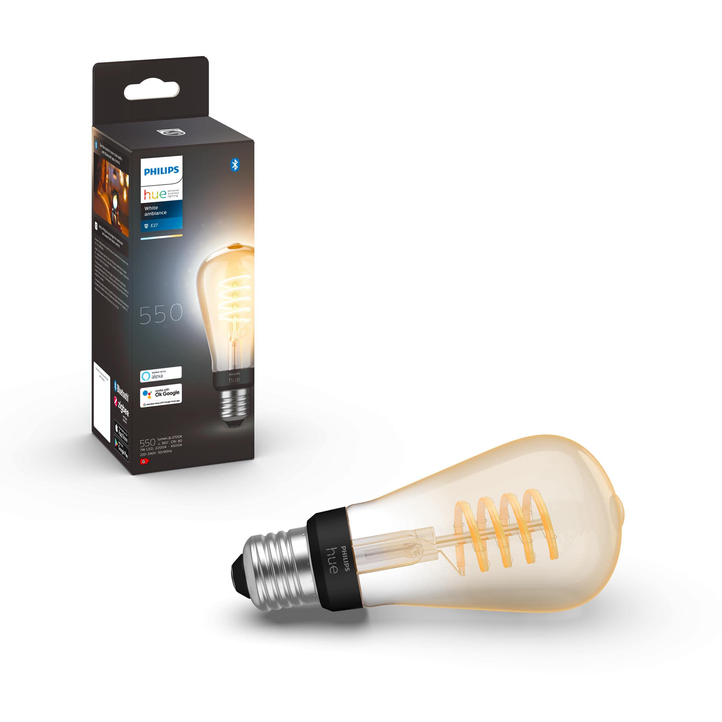 philips-hue-white-ambiance-e27-filament-edison-st64-550-lm-dimmbare-smart-led-la image 1