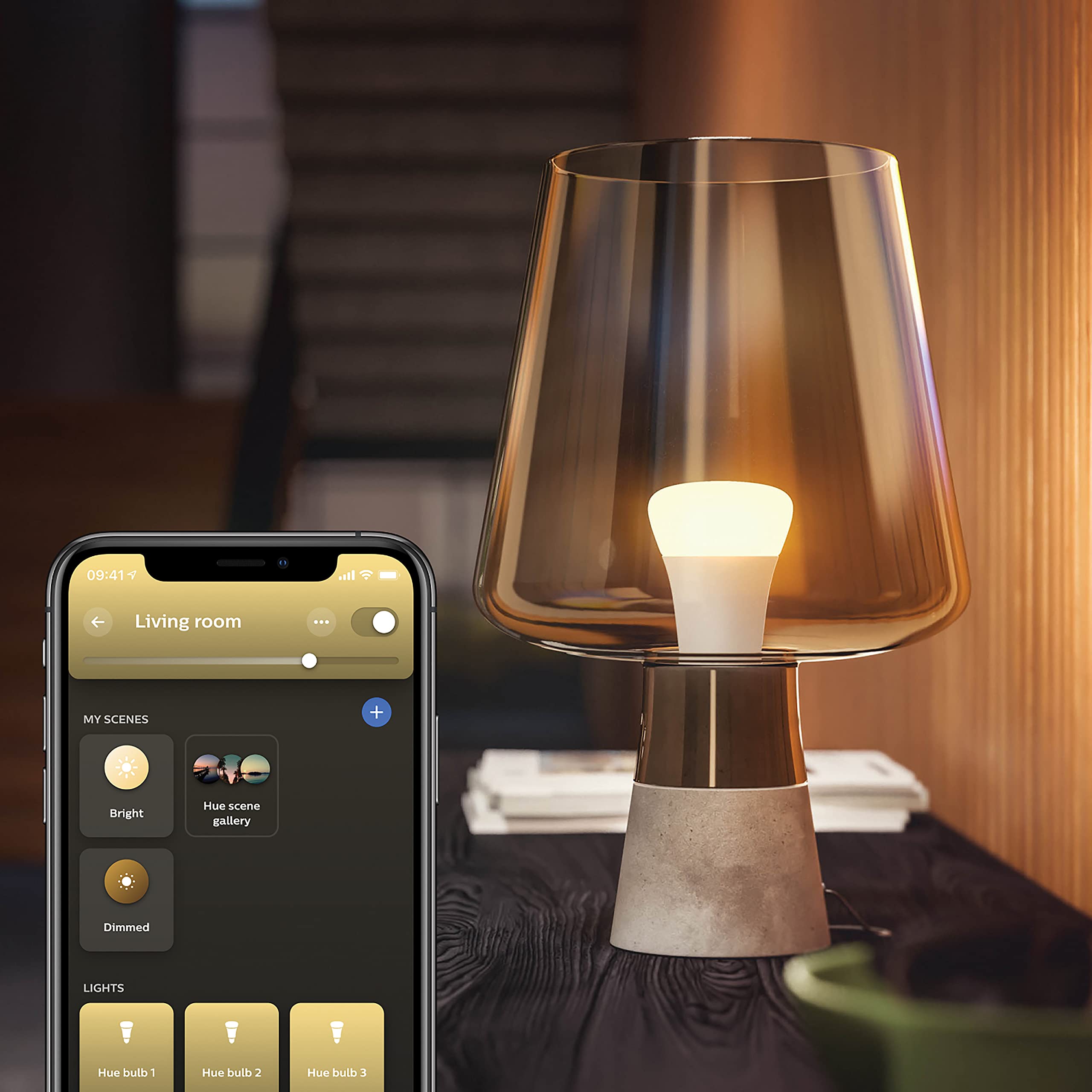 philips-hue-vorteilspaket-gu10-4-white-led-strahler-warmwei-dimmbar-inkl-hue-tap image 4
