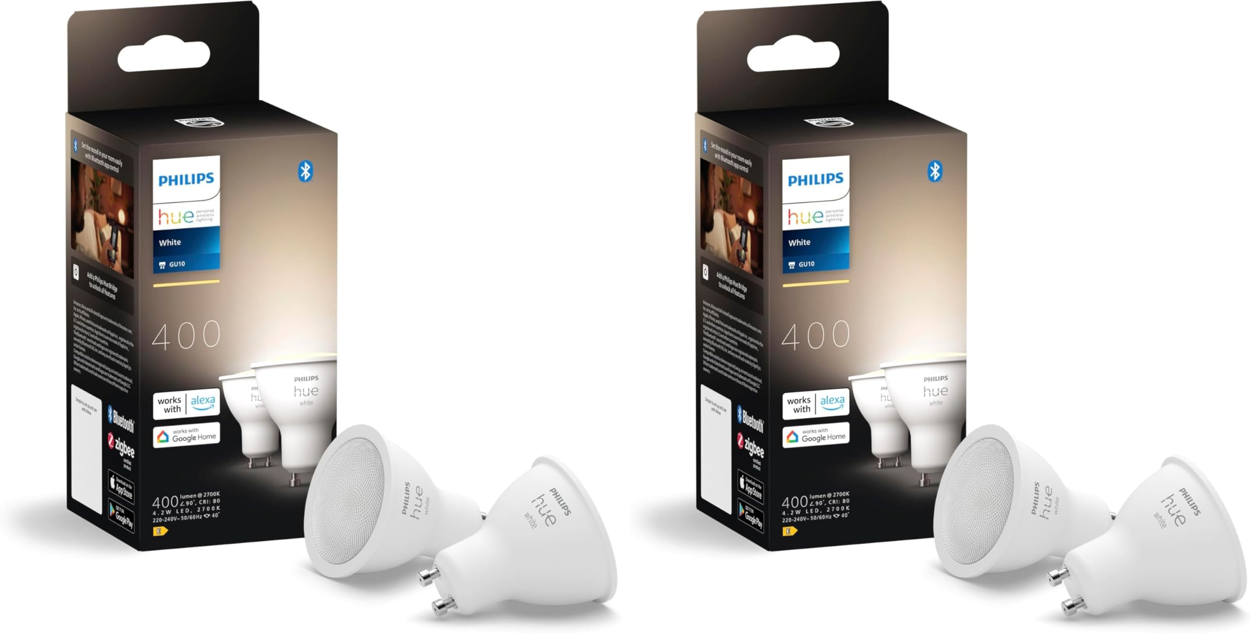 philips-hue-white-gu10-led-spot-1er-pack-400-lm-dimmbare-warmwei-e-smart-home-la image 3