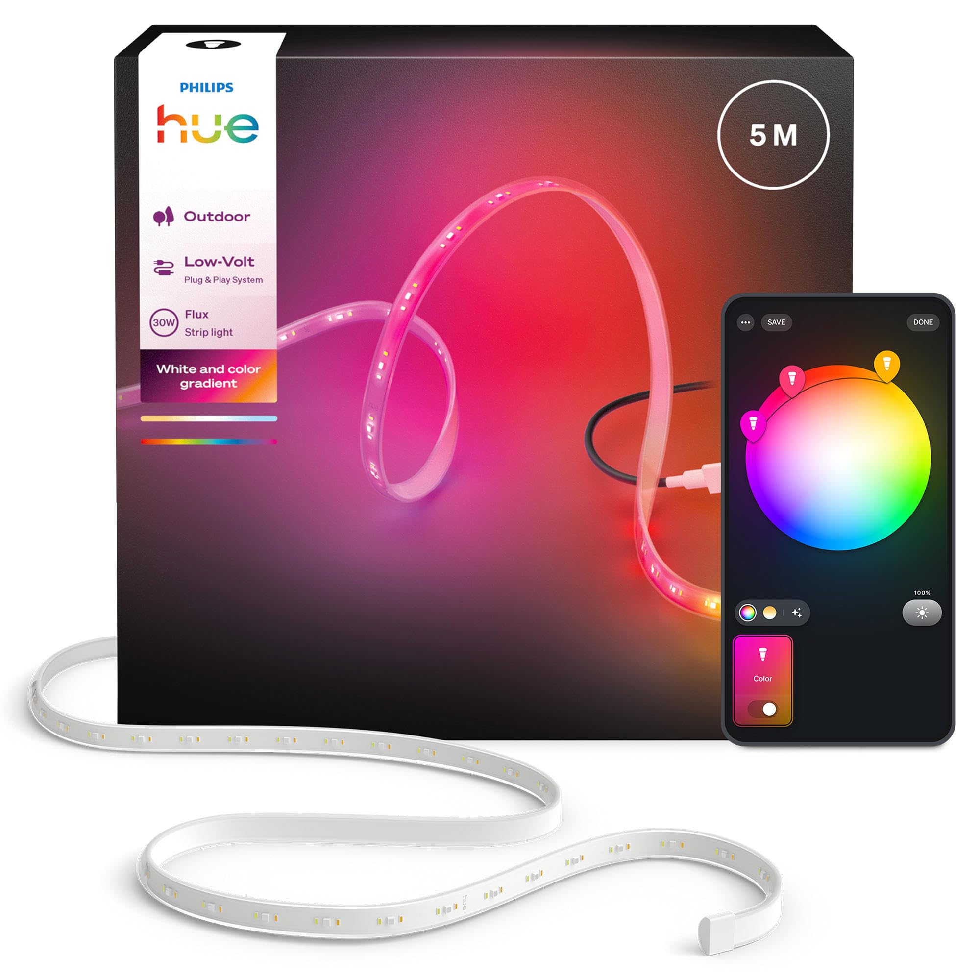 philips-hue-flux-outdoor-led-lightstrip-10-meter-3000-lm-mehrfarbig-mit-chromasy image 8