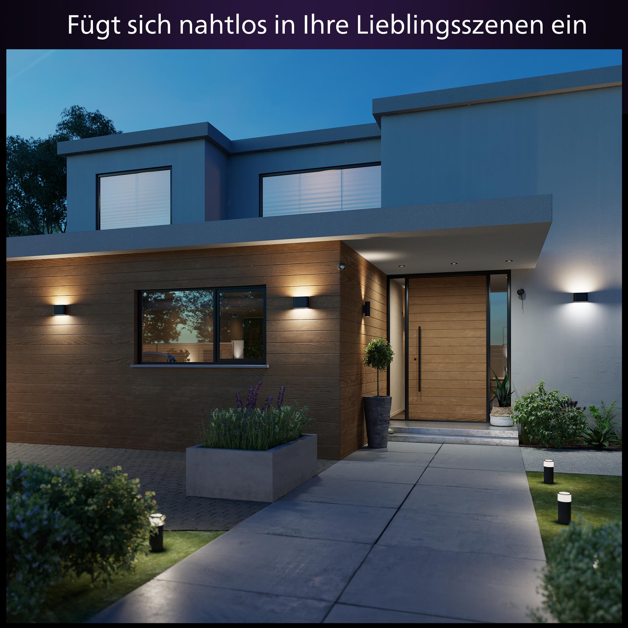 philips-hue-dymera-wandleuchte-innen-au-en-schwarz-led-wandleuchte-mit-2-individ image 6