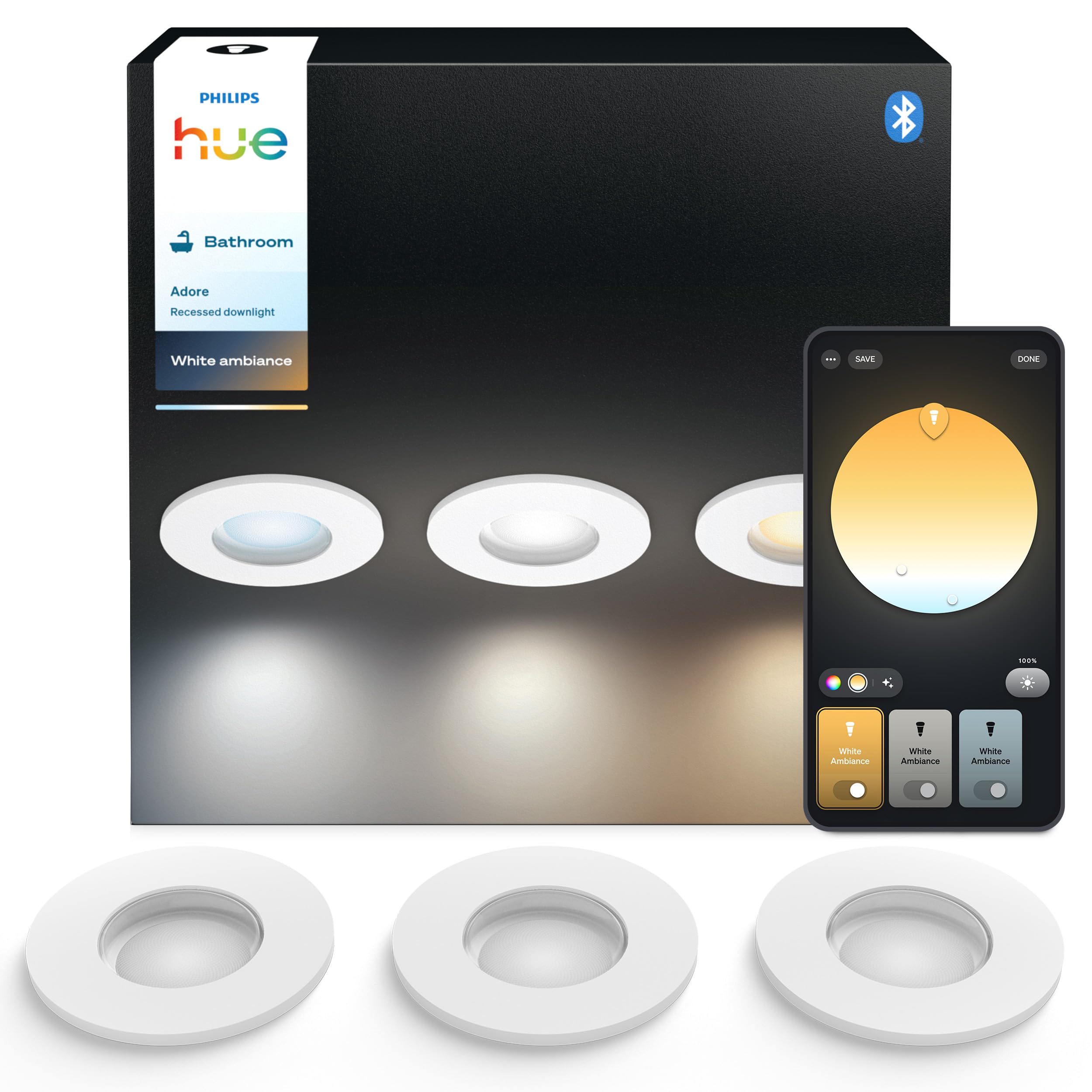 philips-hue-white-ambiance-adore-3er-deckenspots-rund-wei-3x250-lm-inkl-dimmscha image 1
