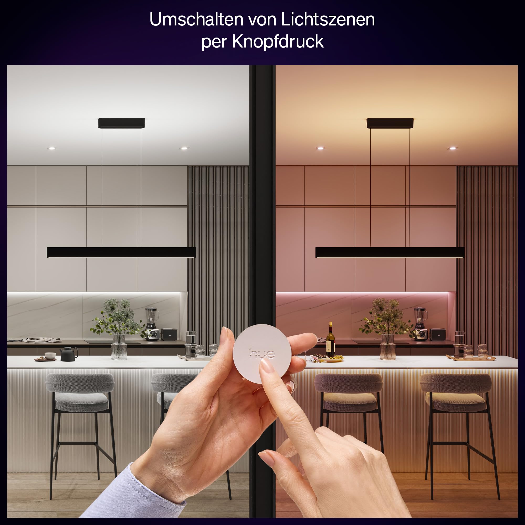 philips-hue-smart-button-neue-generation-kabelloser-smarter-lichtschalter-dimmer image 3