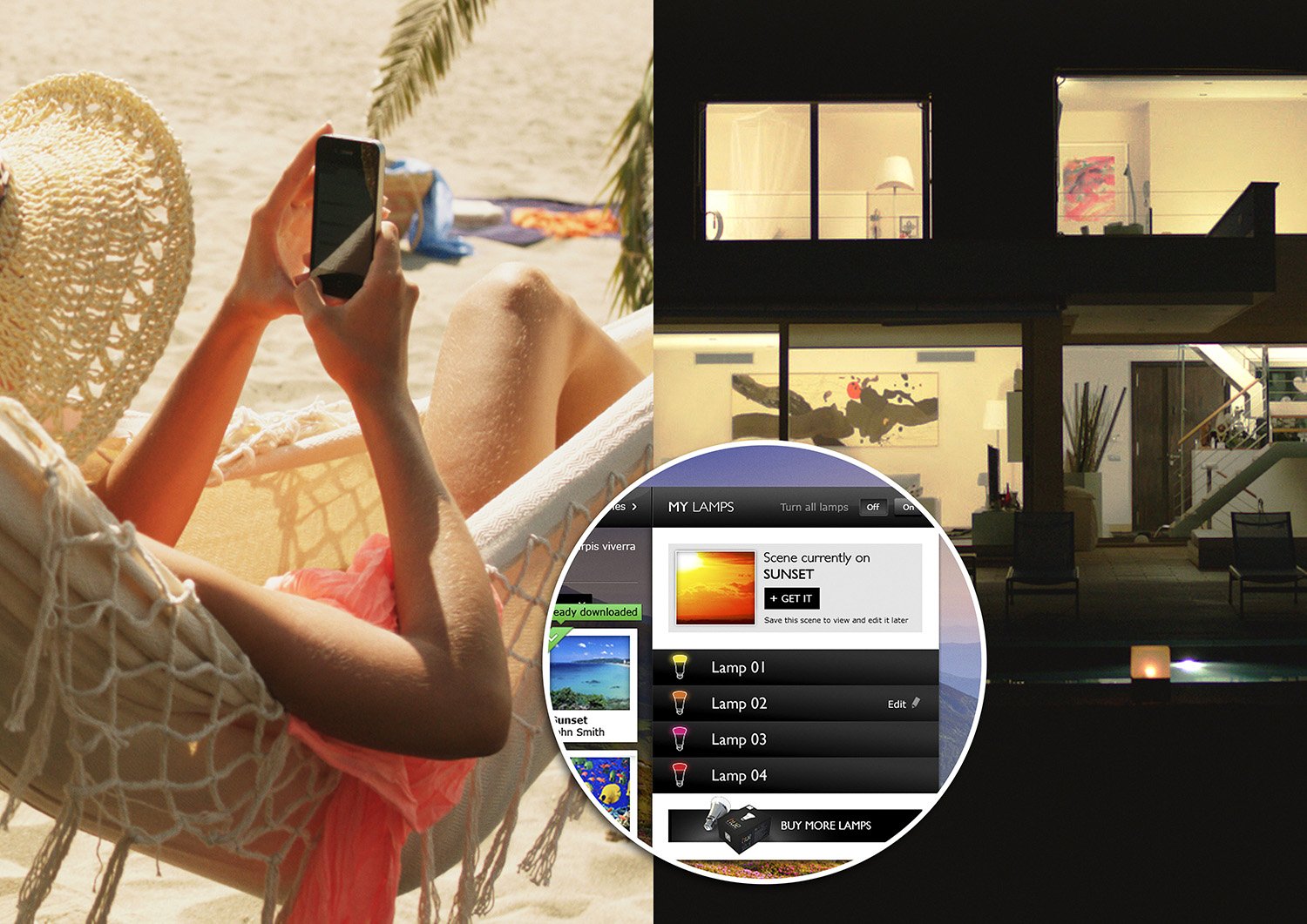 philips-friends-of-hue-livingcolors-bloom-starter-kit-inkl-hue-bridge-led-stimmu image 8