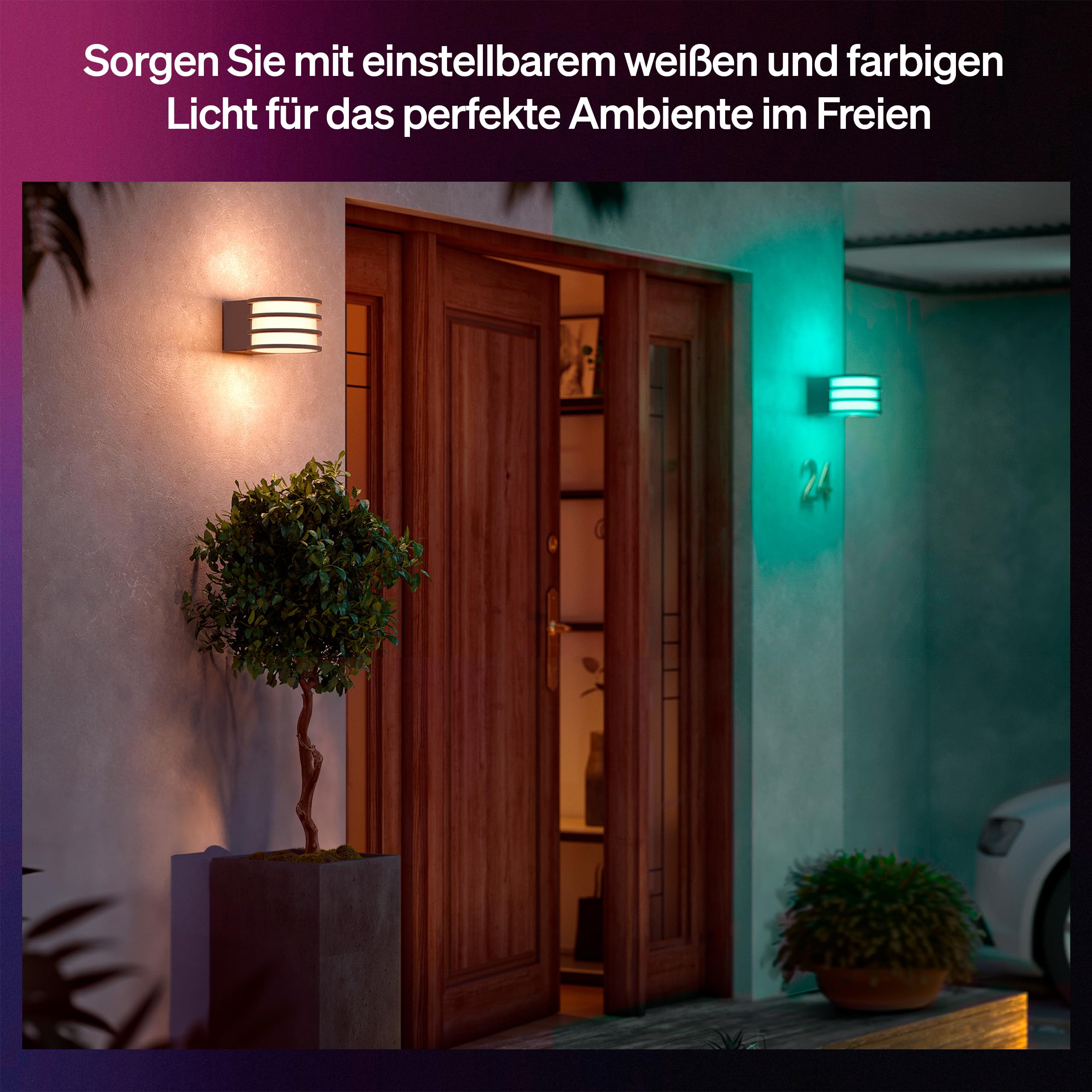 philips-hue-lucca-led-au-enwandleuchte-white-color-ambiance-1-100-lm-inkl-a60-le image 3