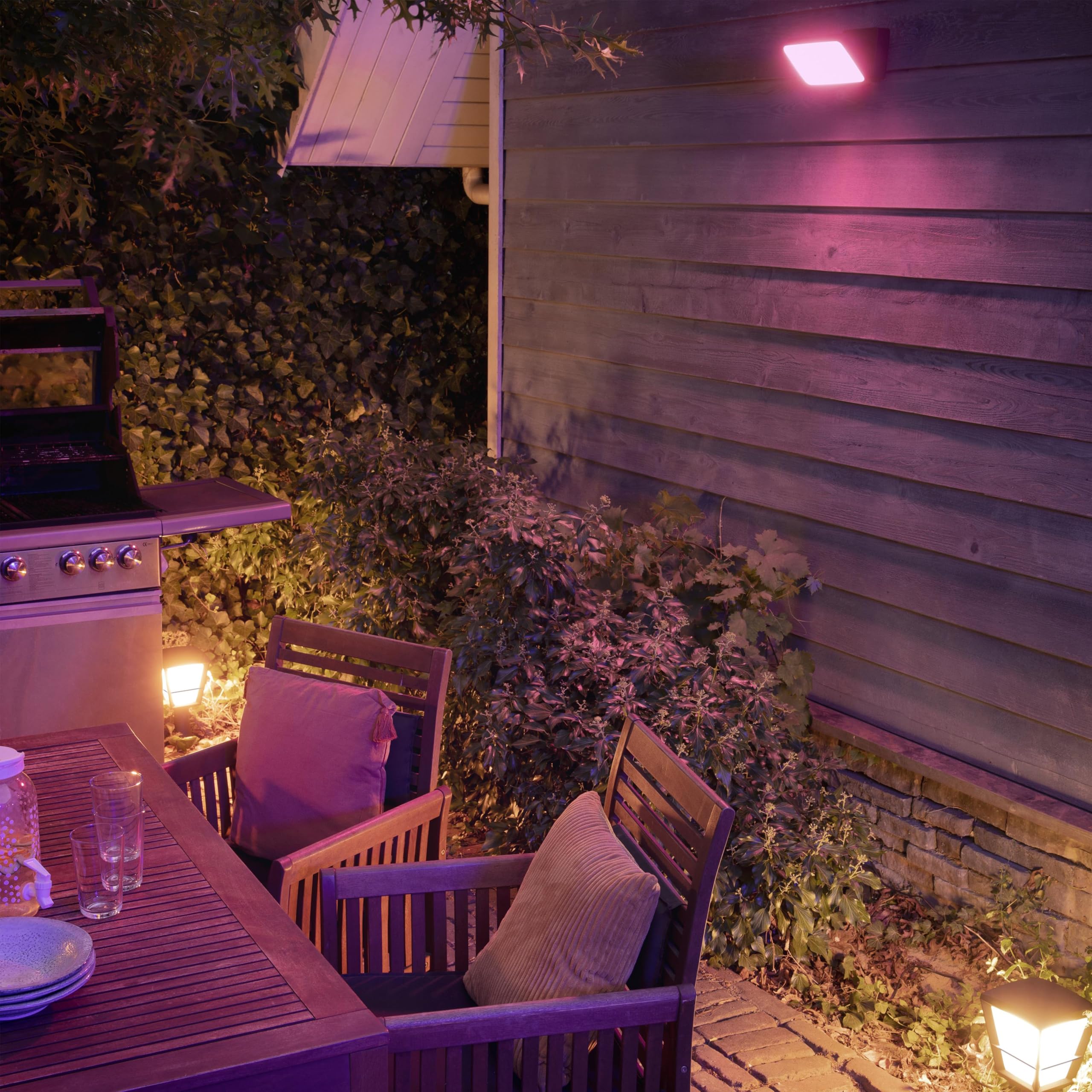 philips-hue-discover-2er-set-flutlichter-schwarz-led-au-enstrahler-wei-es-und-fa image 6