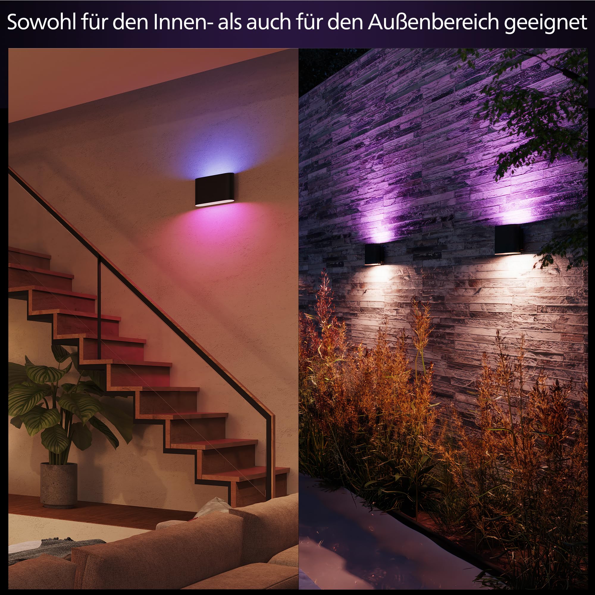 philips-hue-dymera-wandleuchte-innen-au-en-schwarz-led-wandleuchte-mit-2-individ image 5