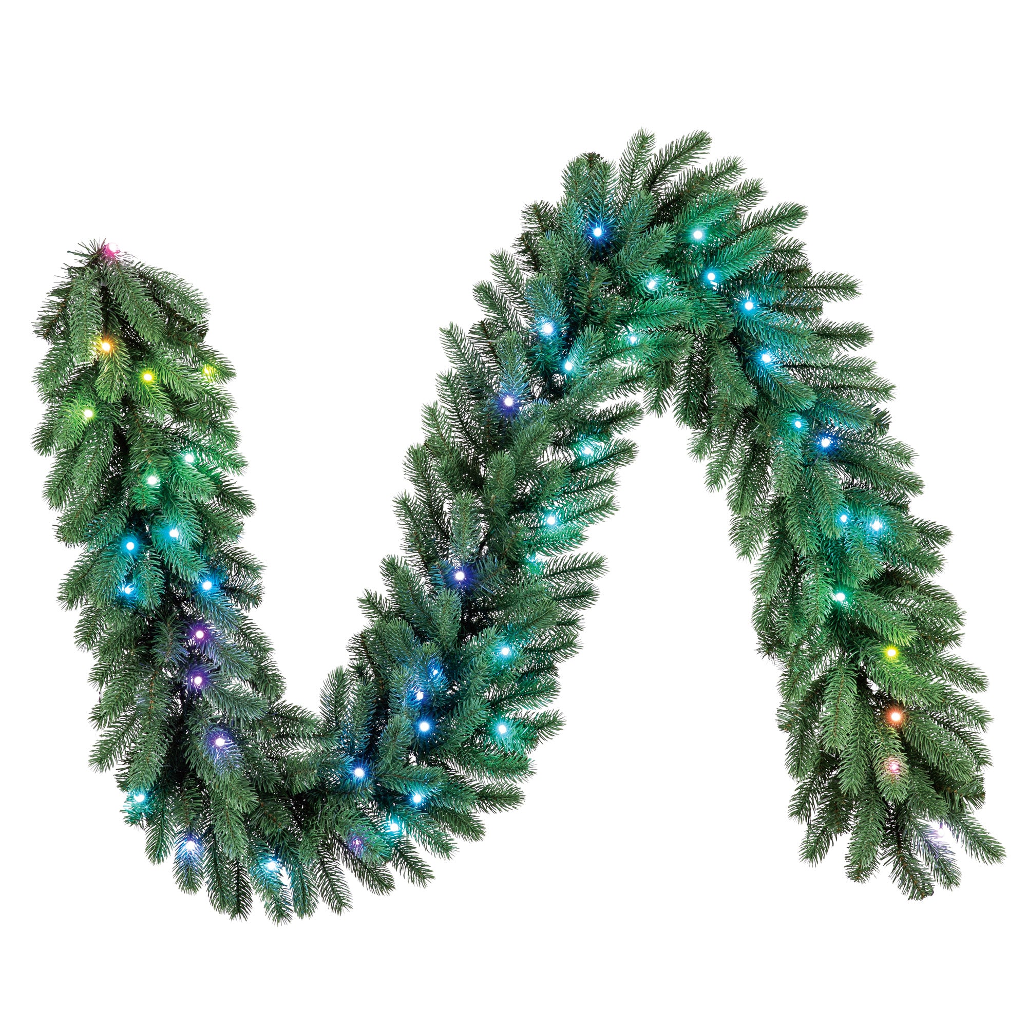 twinkly-pre-lit-garland-smart-led-lichtergirlande-app-gesteuert-16m-farben-inkl- image 6