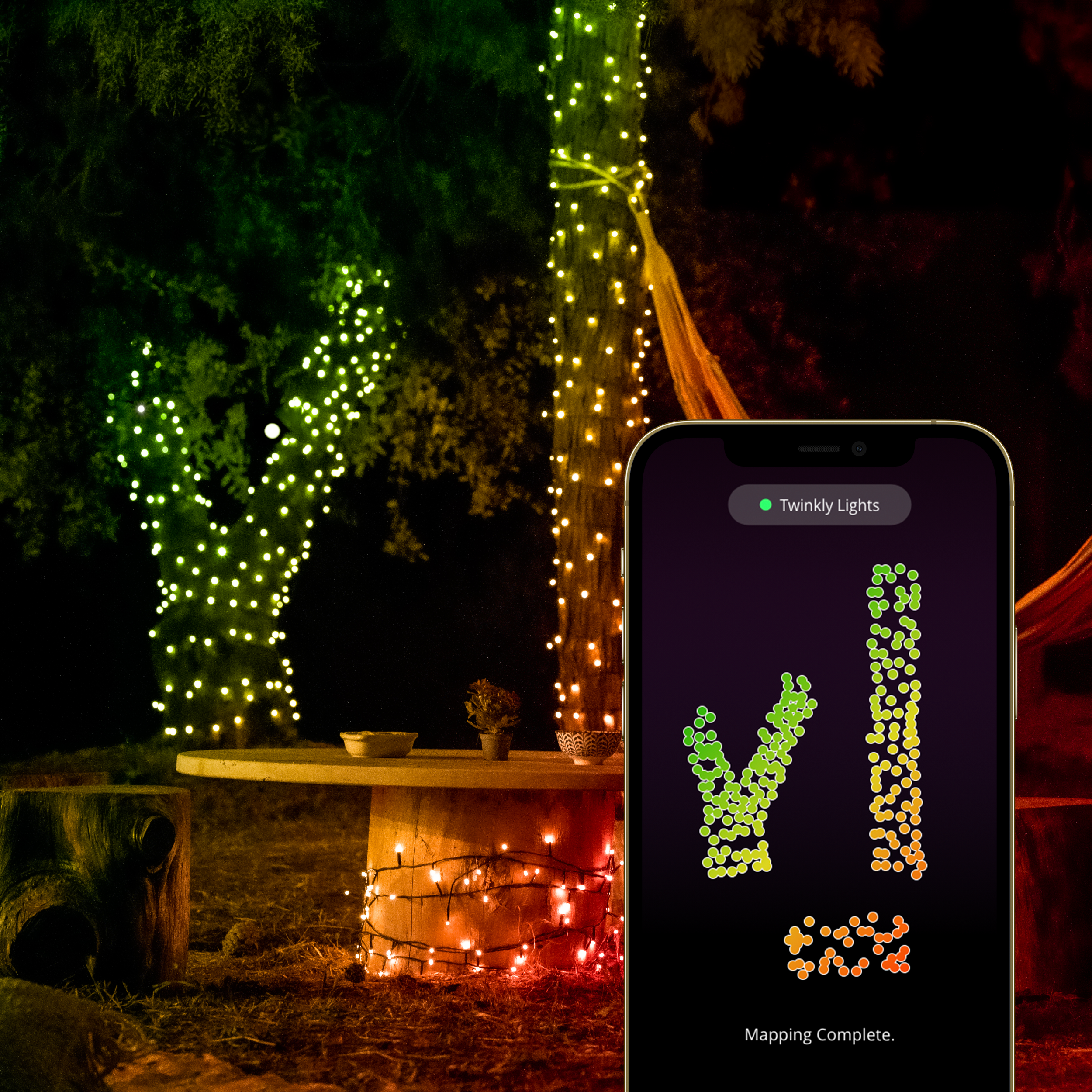 twinkly-strings-multicolor-white-smart-led-lichterkette-app-gesteuert-16m-farben image 2